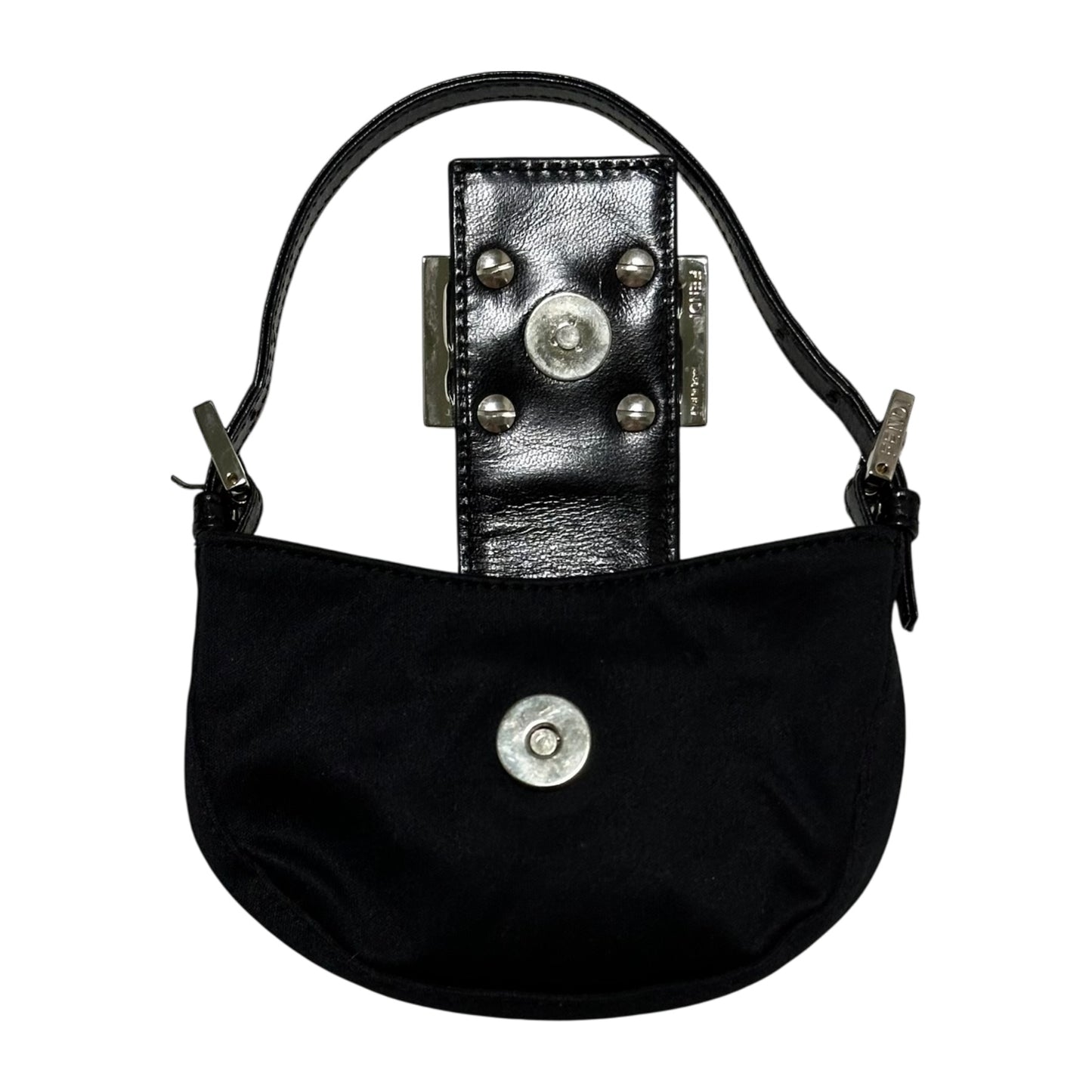 FENDI Spring Summer 1999 Nylon Mini Croissant Bag