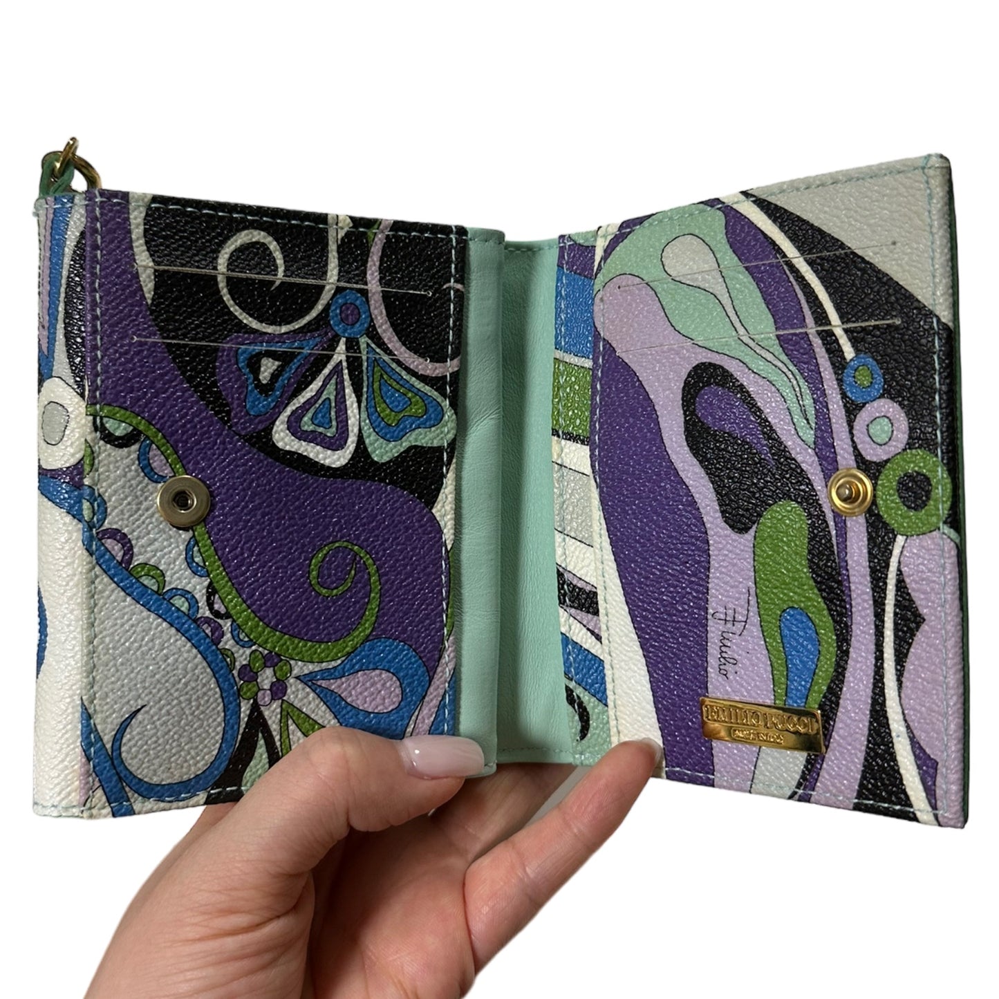 EMILIO PUCCI Spring Summer 2003 Bifold Chain Wallet