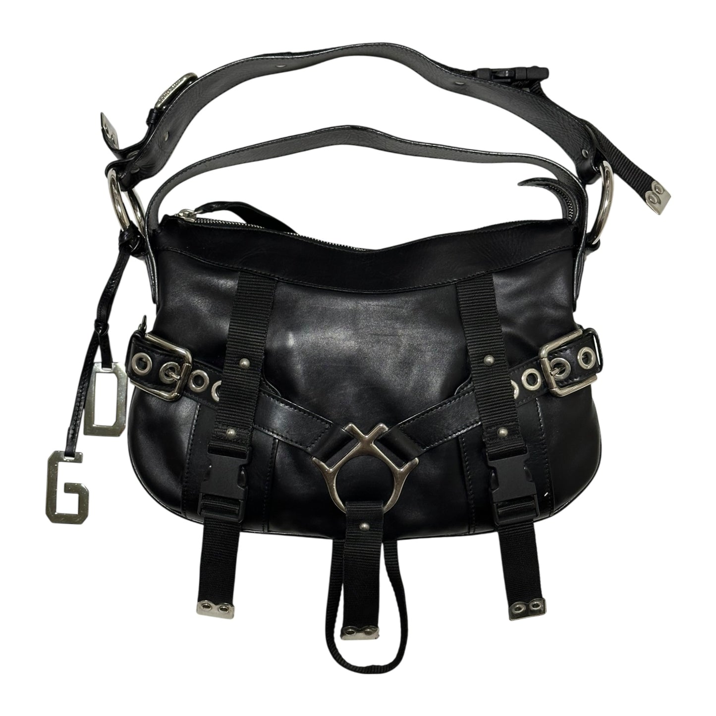 DOLCE&GABBANA Fall Winter 2003 Bondage Leather Shoulder Bag