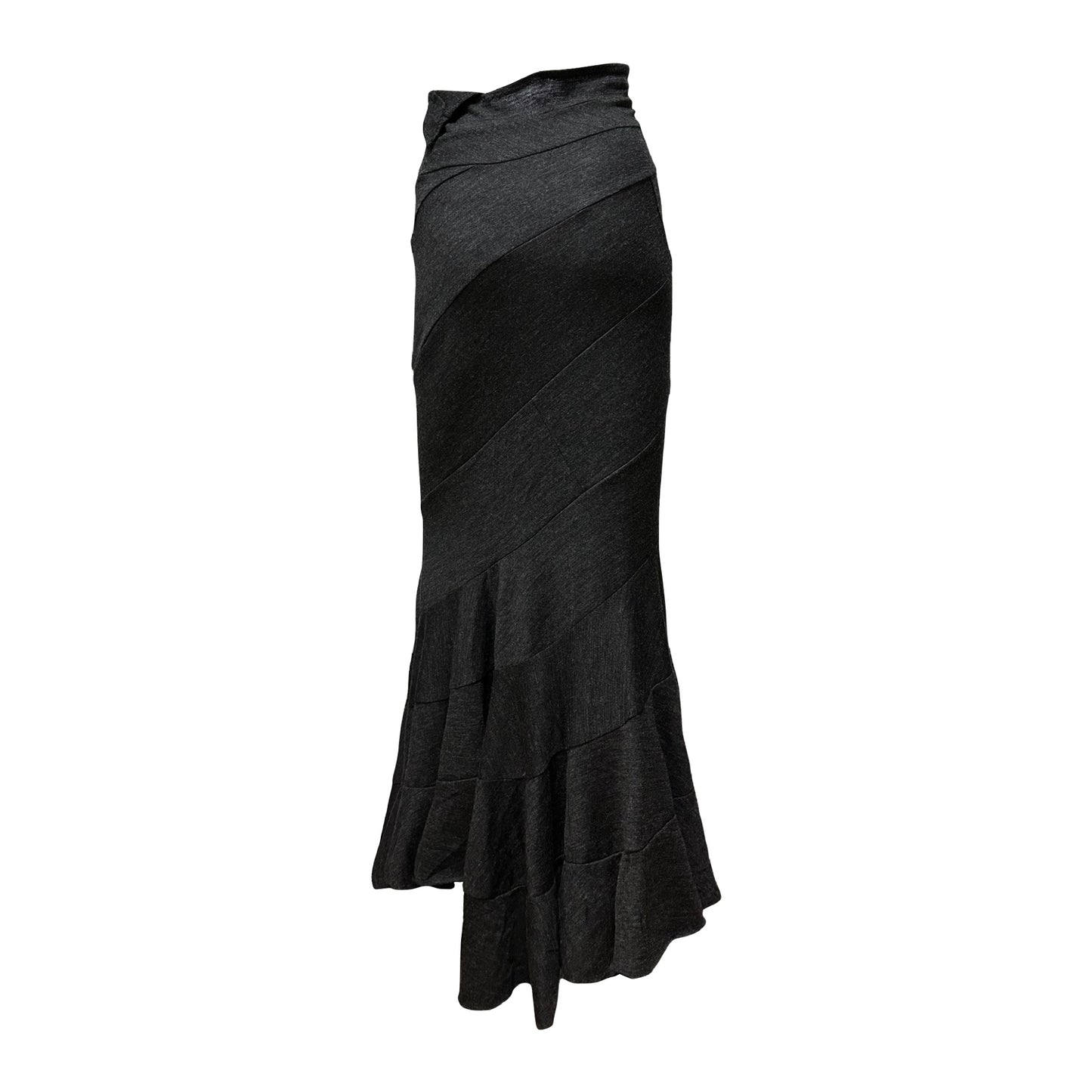 JUNYA WATANABE Fall Winter 2008 Two Way Asymmetric Maxi Skirt Tube Top Midi Dress