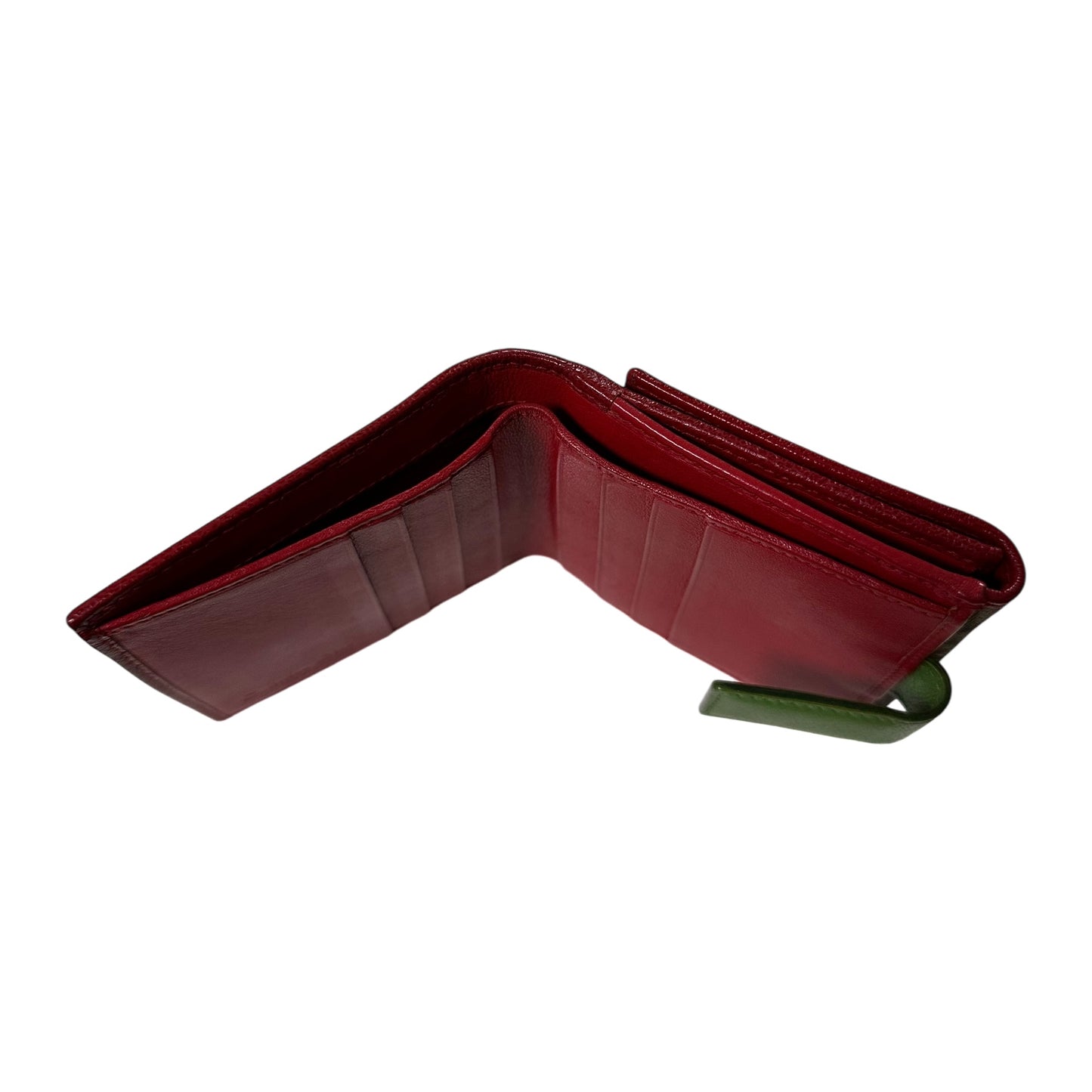 CHRISTIAN DIOR Fall Winter 2004 No.2 Trotter Rasta Bifold Wallet