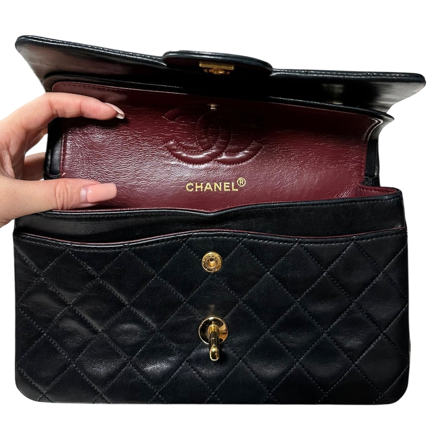 CHANEL 1989 Vintage Classic Double Flap Bag