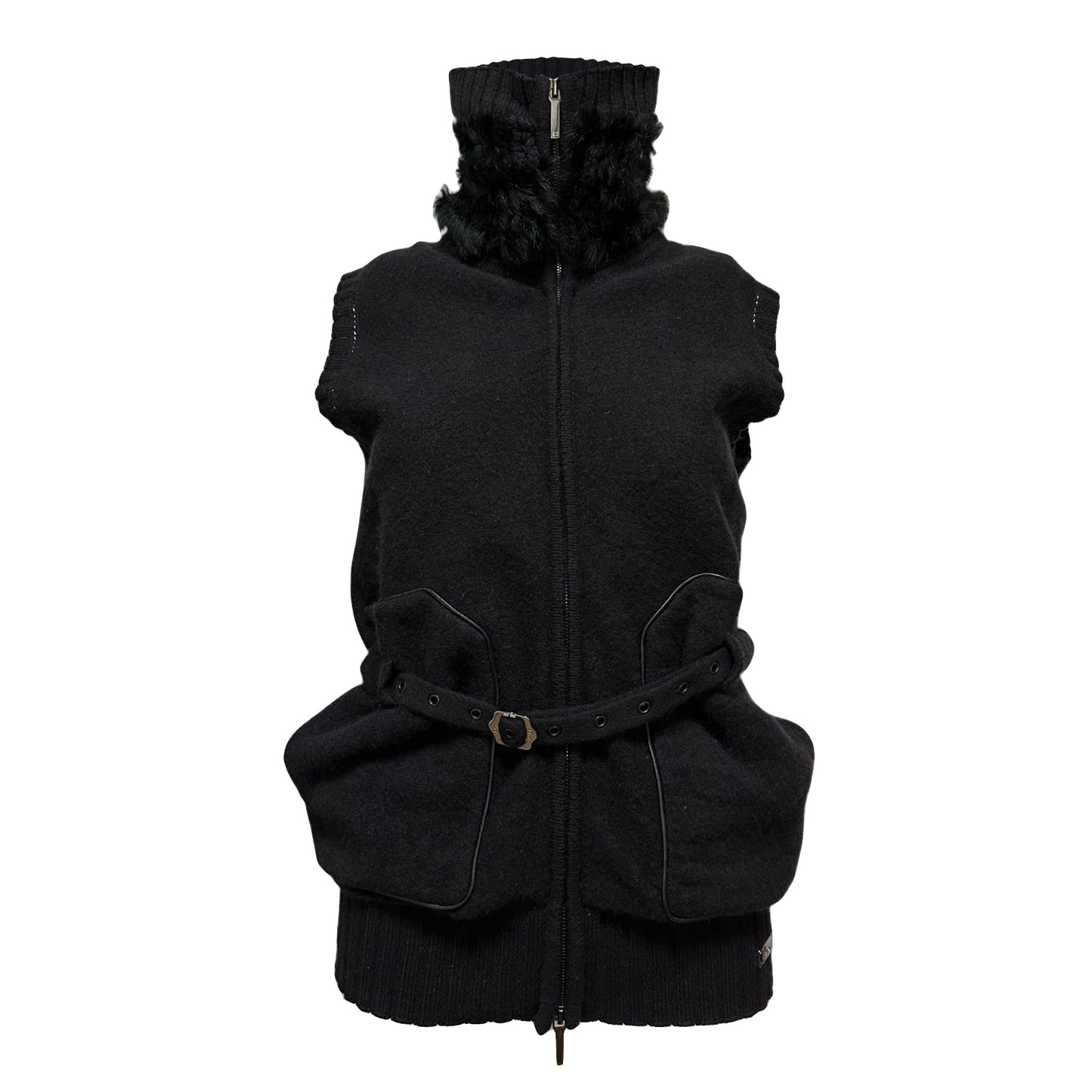 CHRISTIAN DIOR Fall Winter 2003 Knit Fur Vest