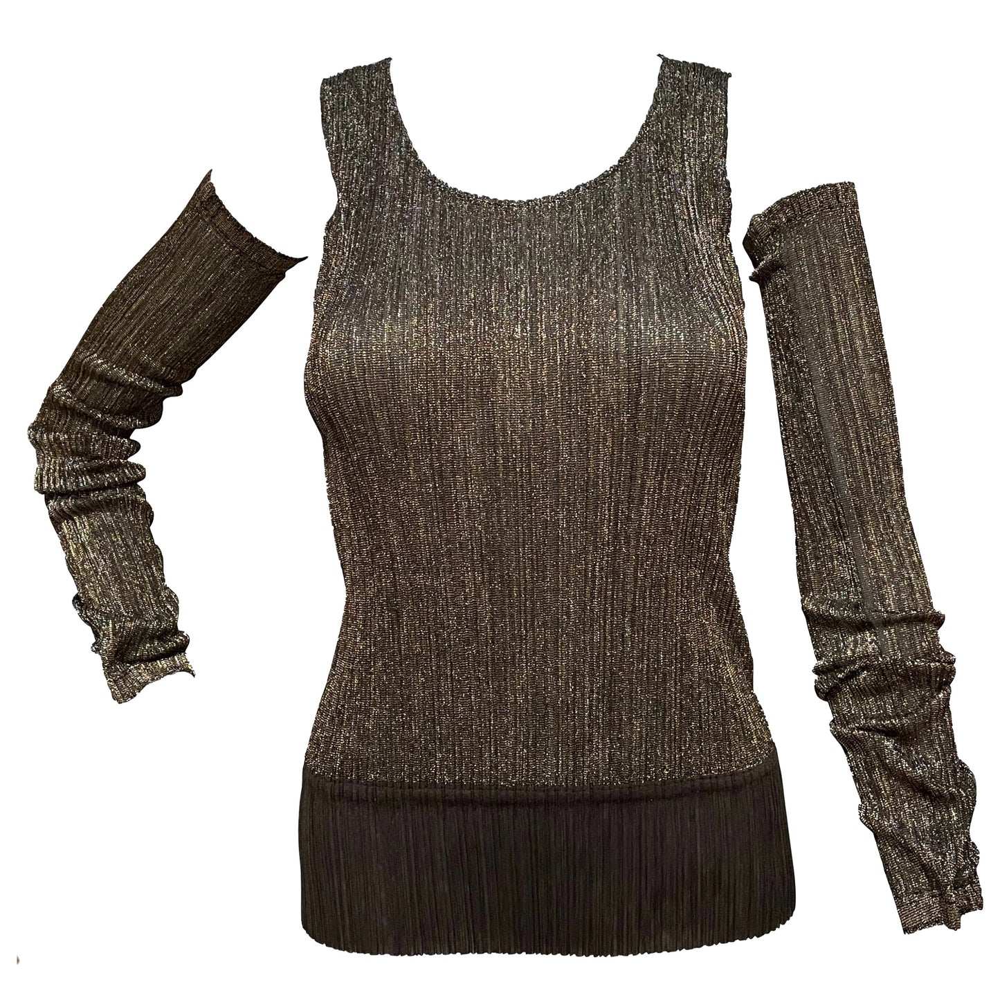 PLEATS PLEASE ISSEY MIYAKE Top and Arm Cover Set