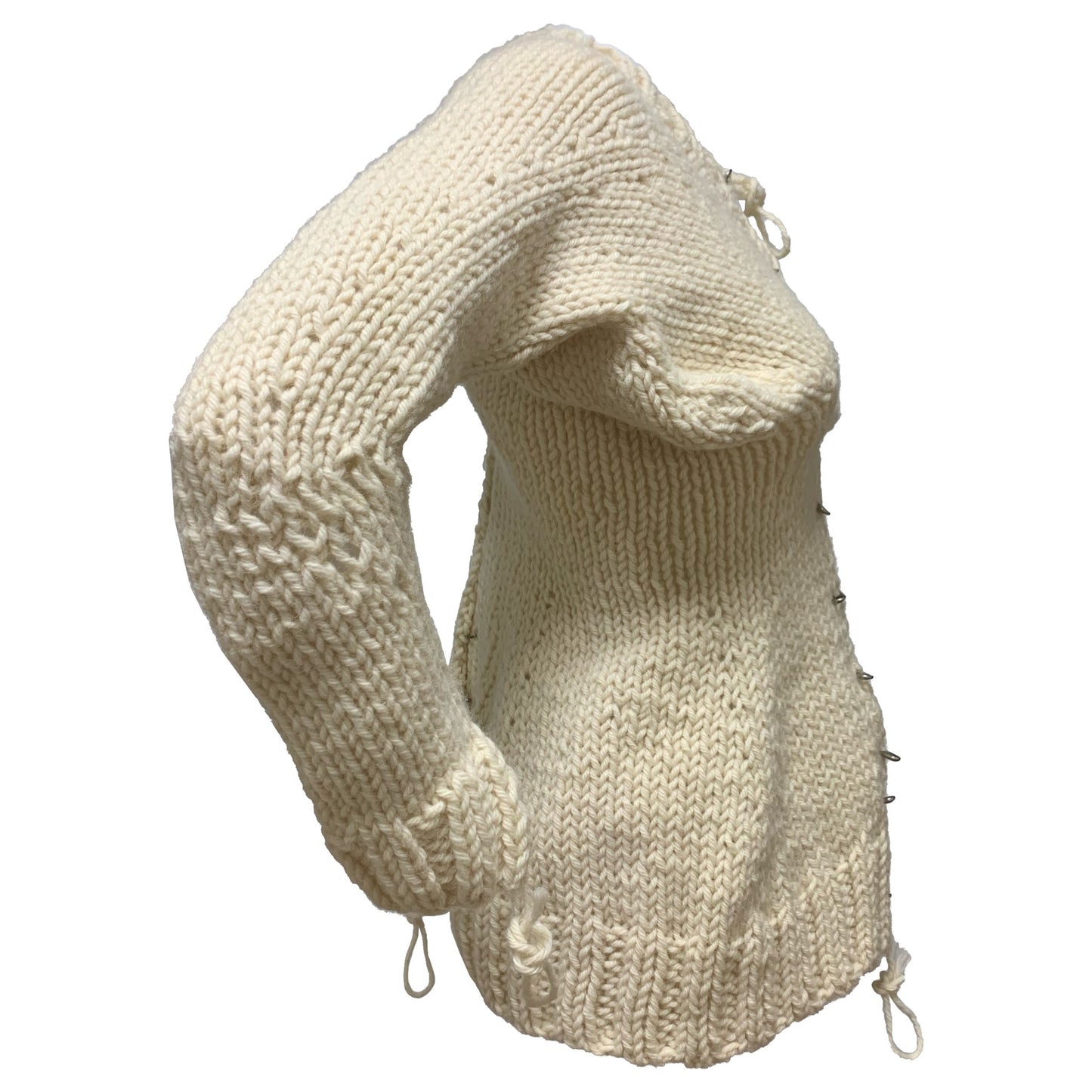 JUNYA WATANABE Fall Winter 1997 Safety Pin Knit Cardigan