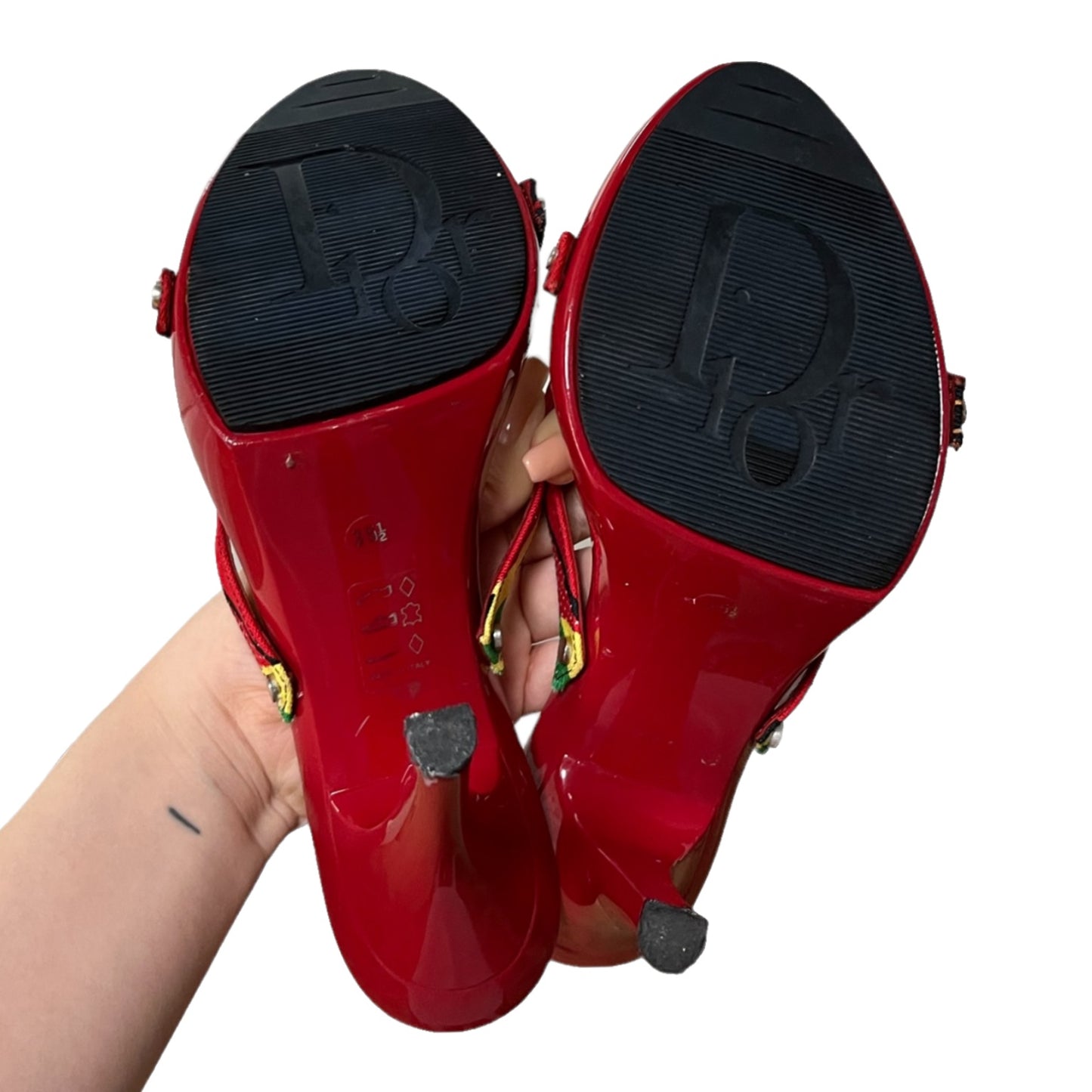 CHRISTIAN DIOR Spring Summer 2004 Rasta Mania Sandals