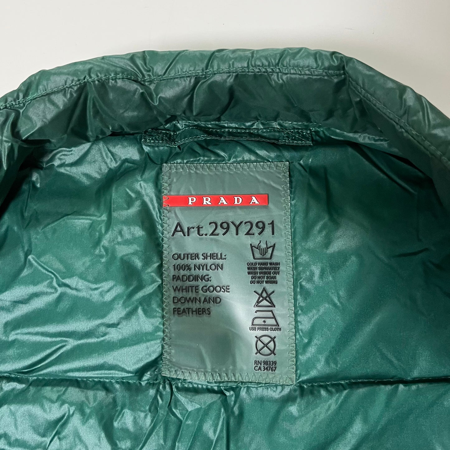 PRADA Nylon Puffer Vest