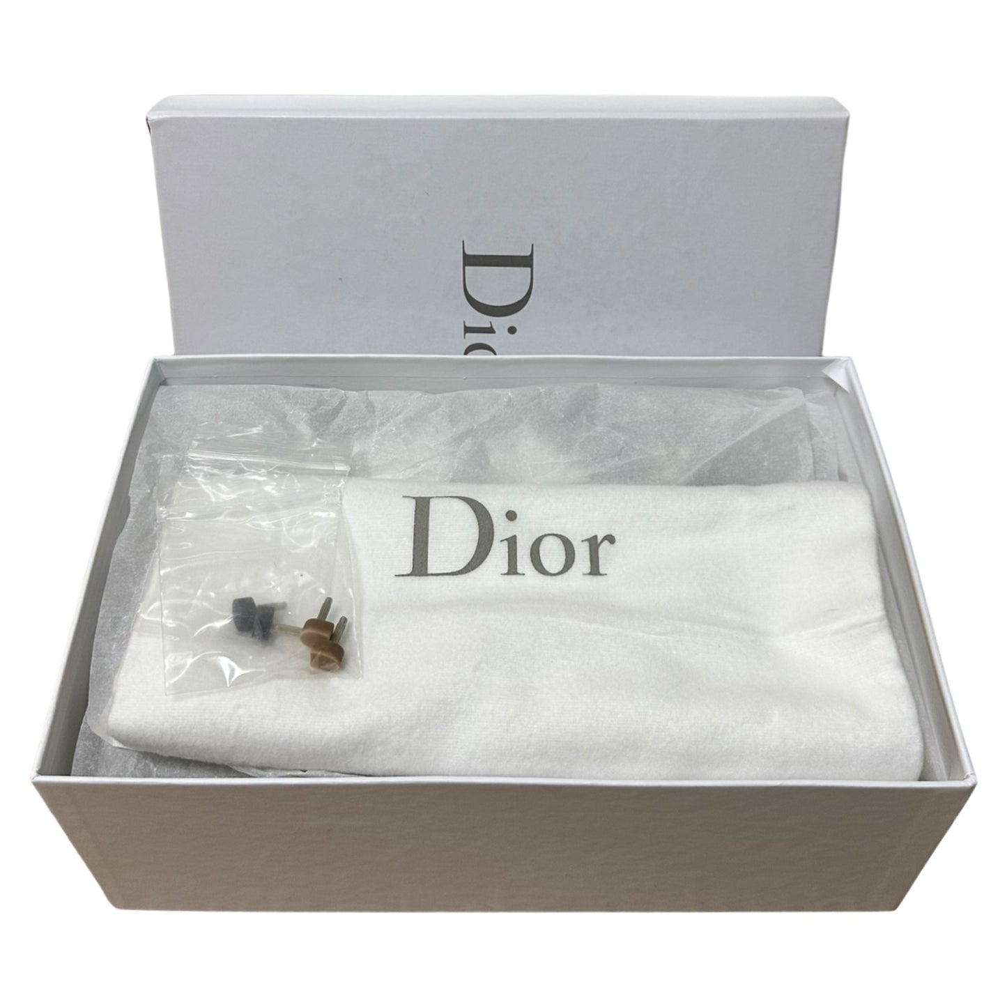 CHRISTIAN DIOR "Bee" Details Leather Sandals