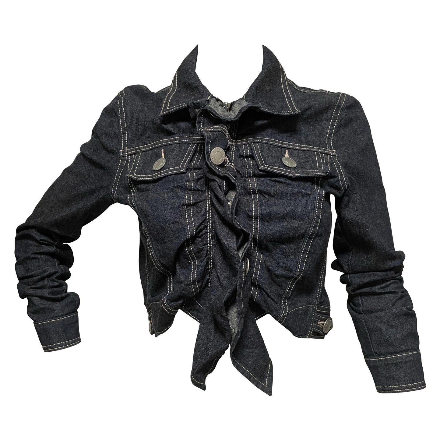 JEAN PAUL GAULTIER Spring Summer 2005 Transformation Denim Jacket