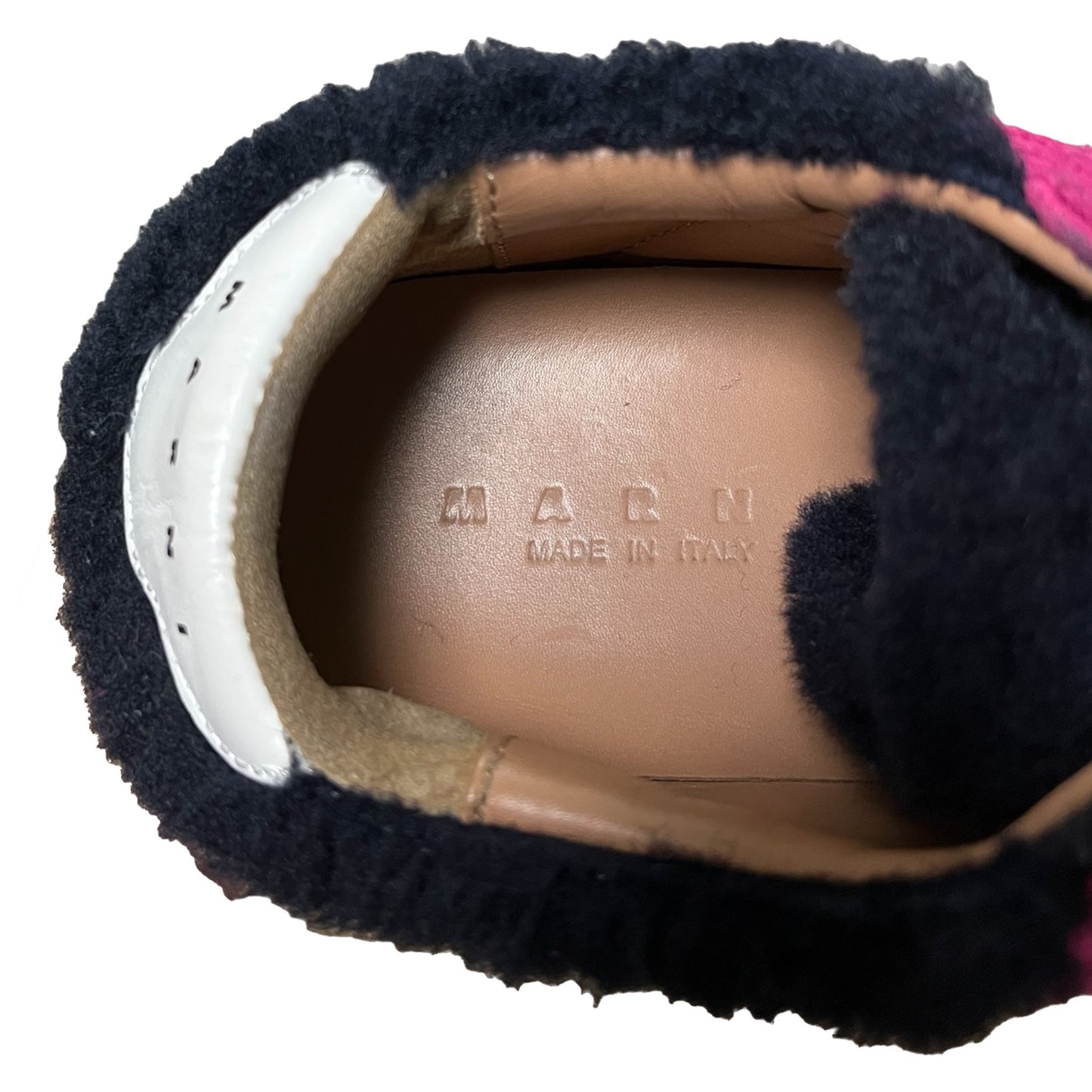 MARNI Fur Big Foot Sneakers
