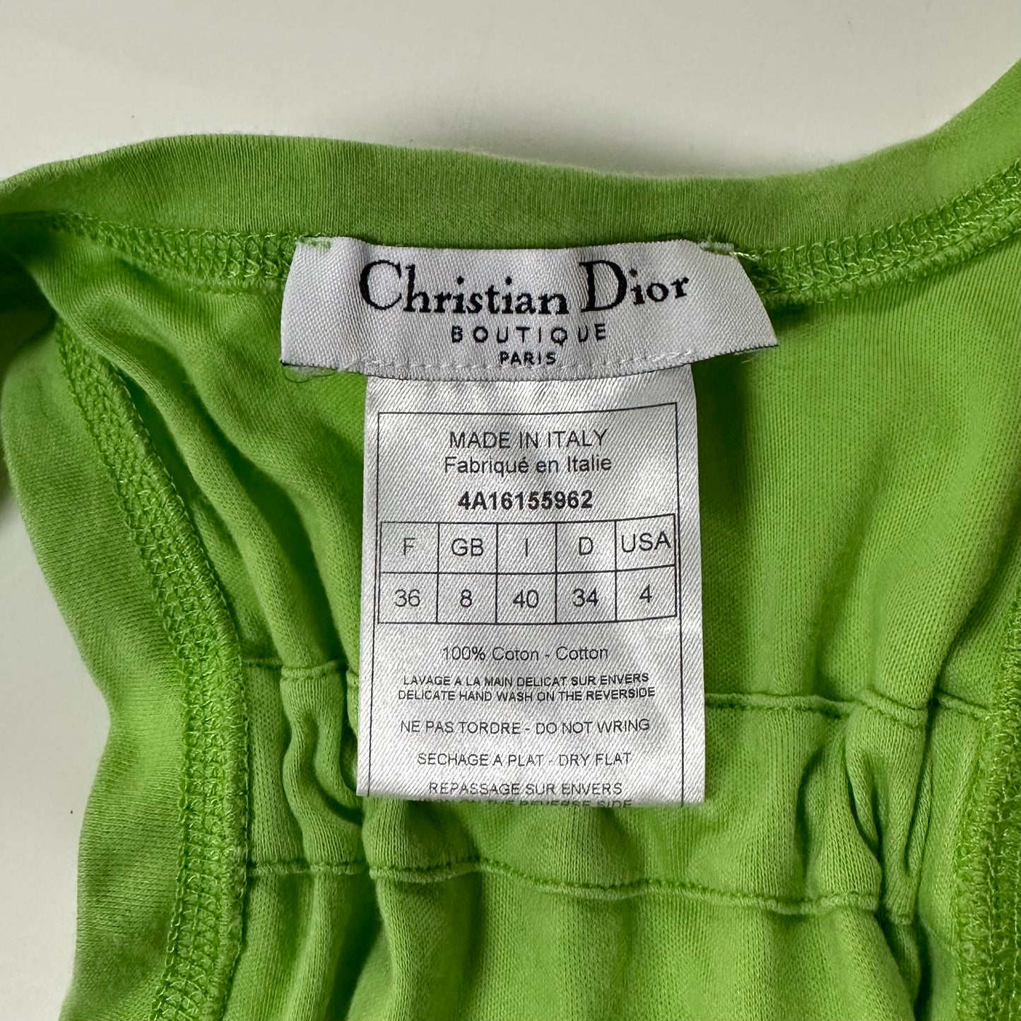 CHRISTIAN DIOR Spring Summer 2004 "DIOR DOLLS" Tank Top