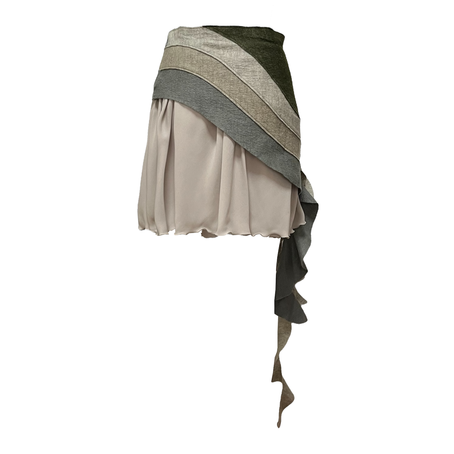 UNDERCOVER Fall Winter 2005 "Arts & Crafts" Flared Mini Skirt