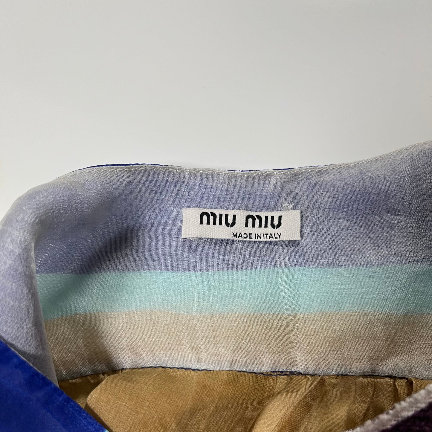 MIU MIU Spring Summer 2005 Striped Dress