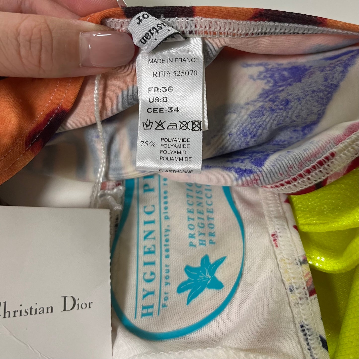 CHRISTIAN DIOR Spring Summer 2003 "Victim" Print Bikini