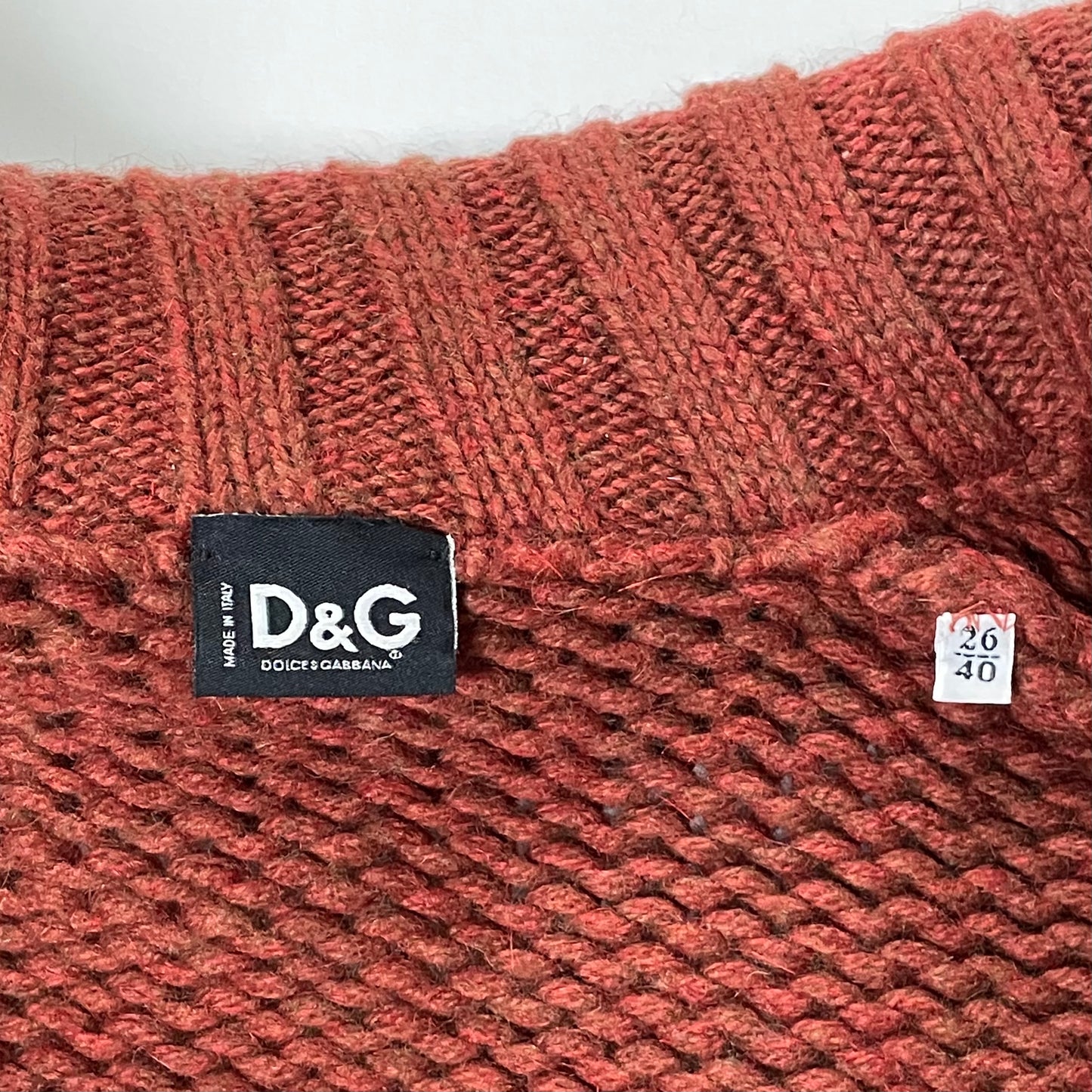 D&G Fall Winter 2002 Embroidered Floral Knit Cardigan