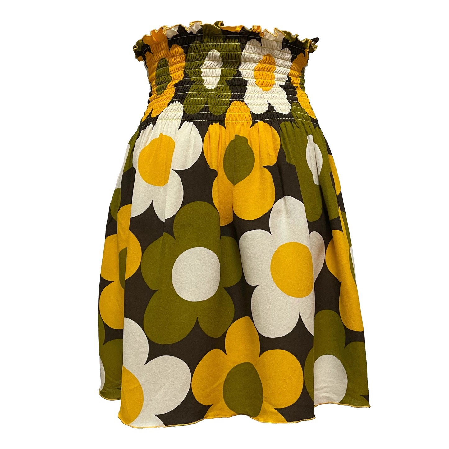 CELINE Spring Summer 2002 Flower Flared Midi Skirt