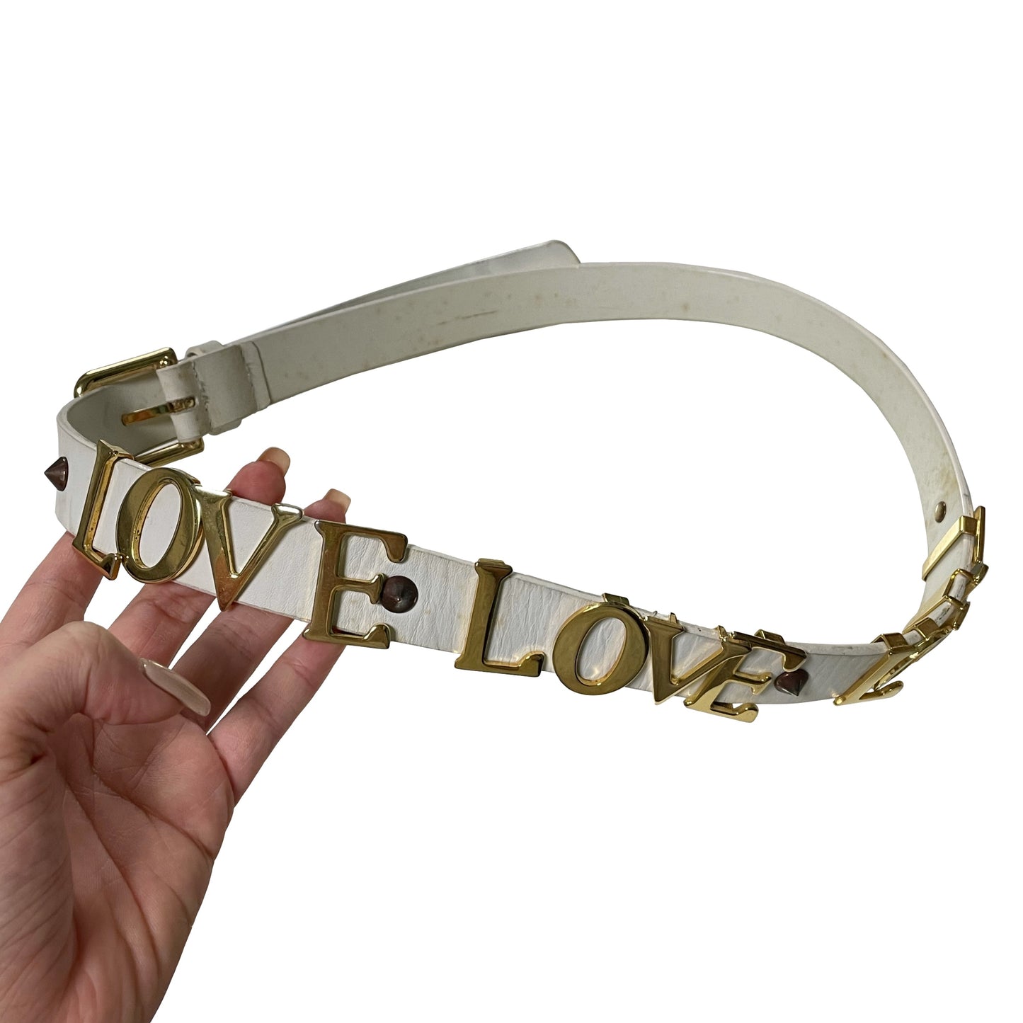 DOLCE&GABBANA Spring Summer 2003 "Love" Leather Belt