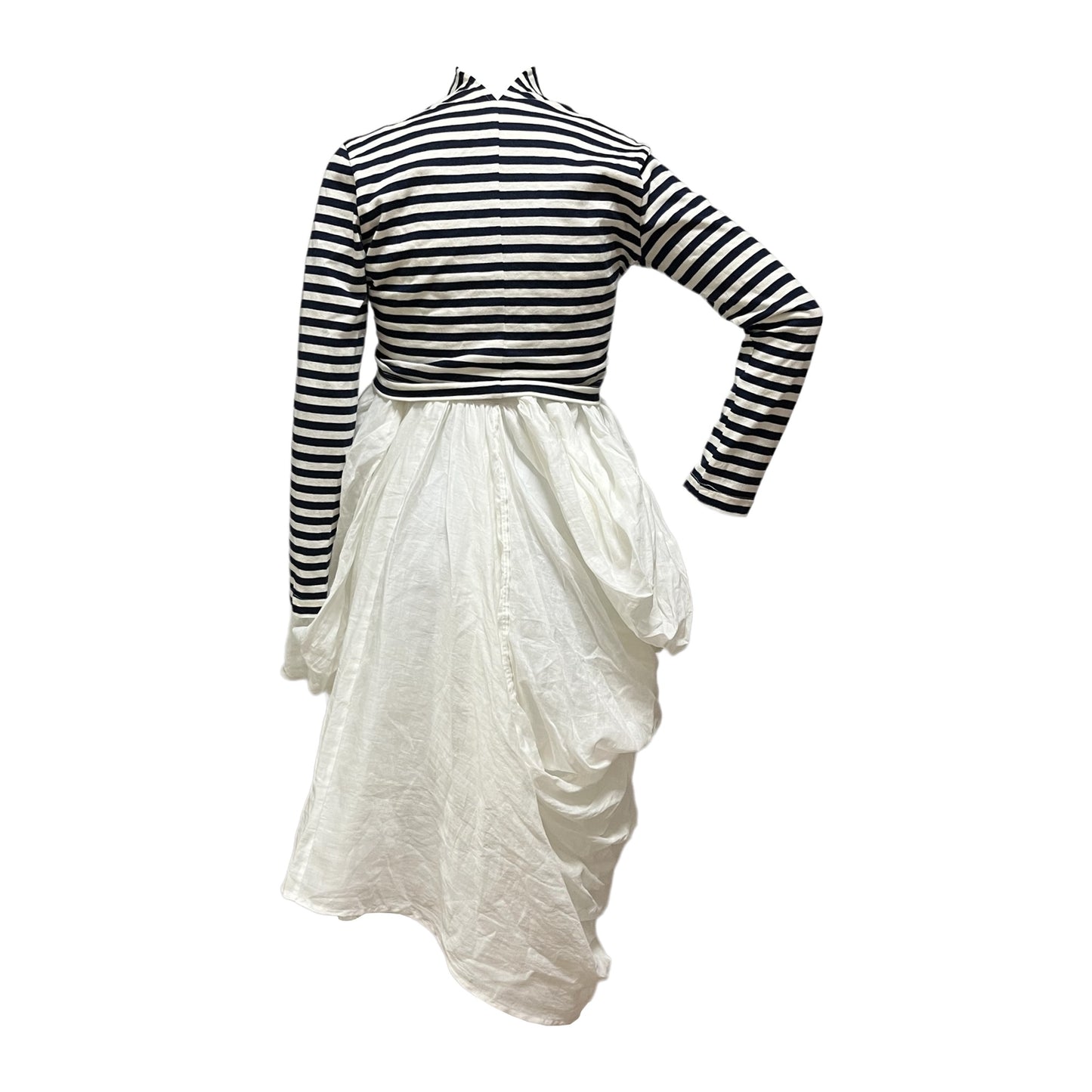JUNYA WATANABE Spring Summer 2011 Striped Asymmetric Dress