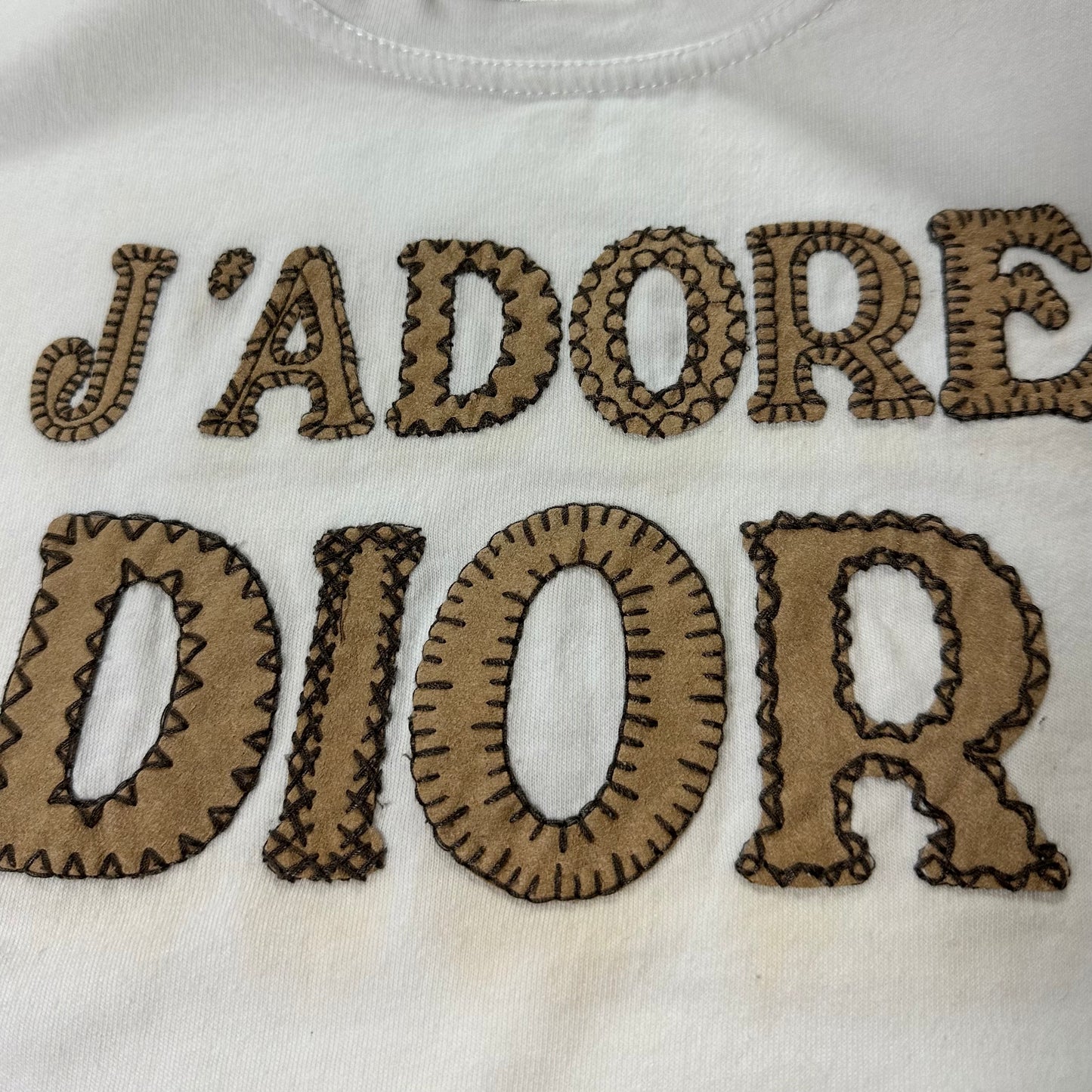 CHRISTIAN DIOR Fall Winter 2003 "J'ADORE DIOR" Patchwork Tank Top