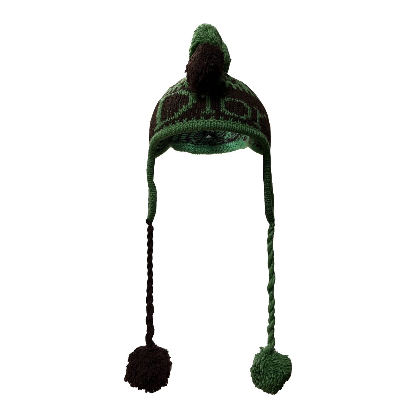 CHRISTIAN DIOR Fall Winter 2002 Knit Pom Pom Mohawk Hat