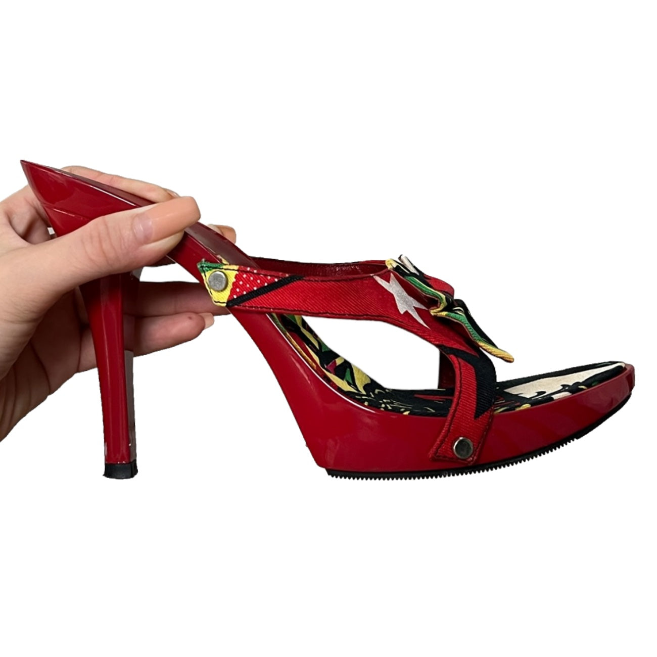 CHRISTIAN DIOR Spring Summer 2004 Rasta Mania Sandals