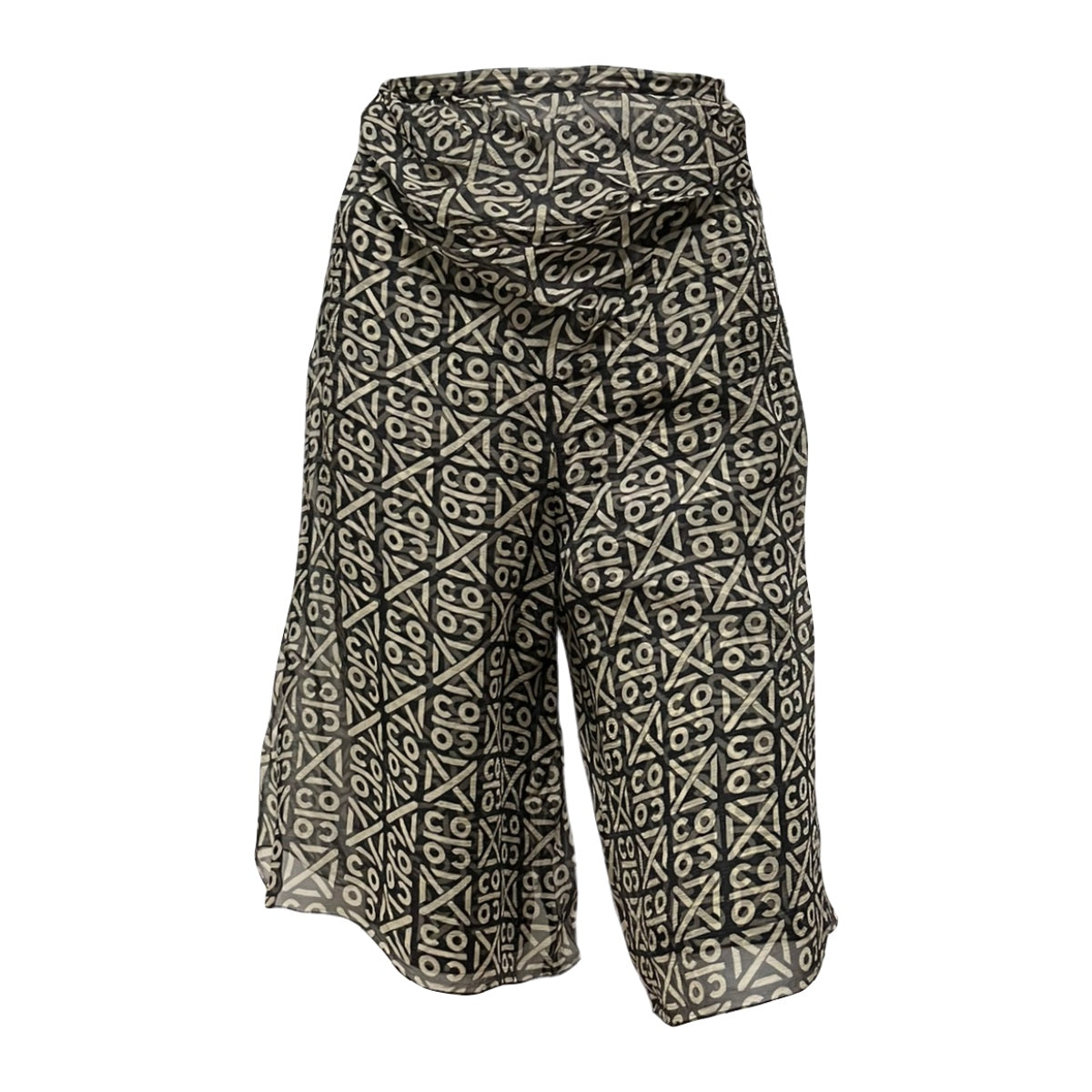 CHANEL Fall Winter 2000 Coco Logo Cropped Gaucho Pants