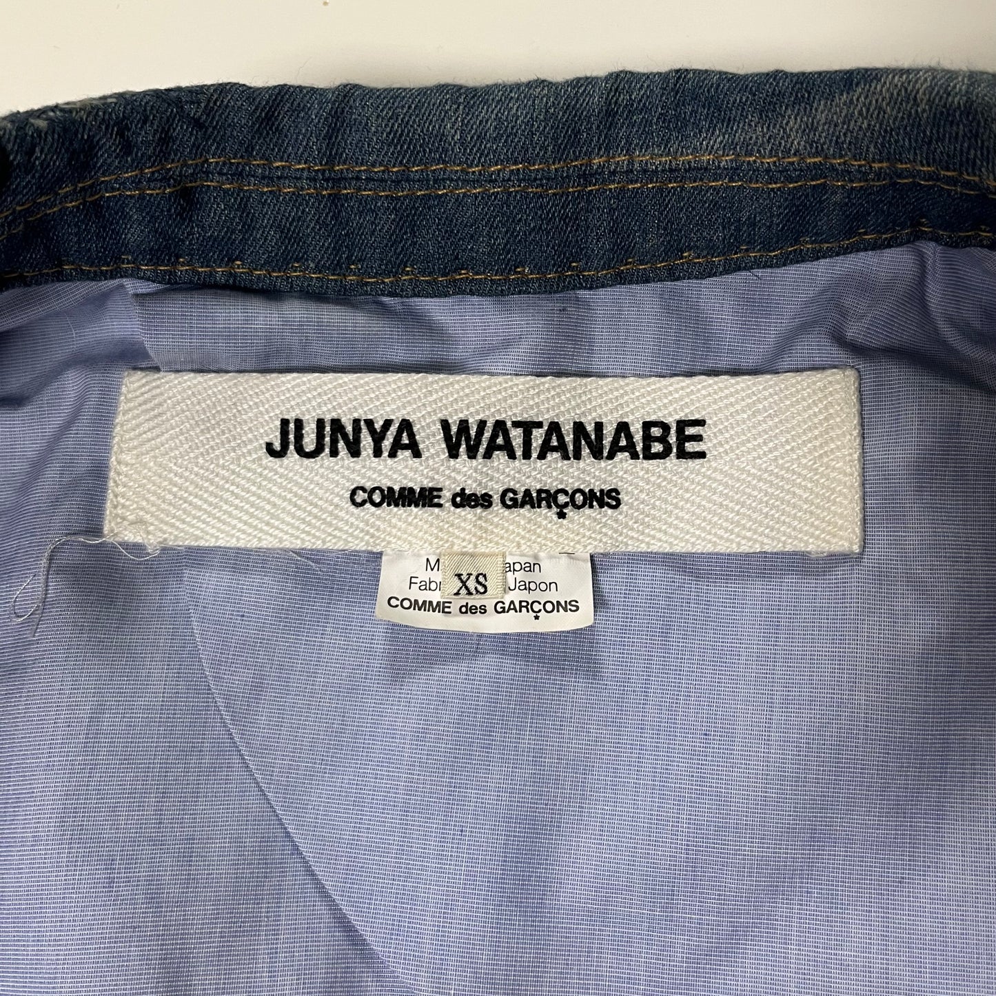 JUNYA WATANABE Spring Summer 2009 African Print Denim Jacket