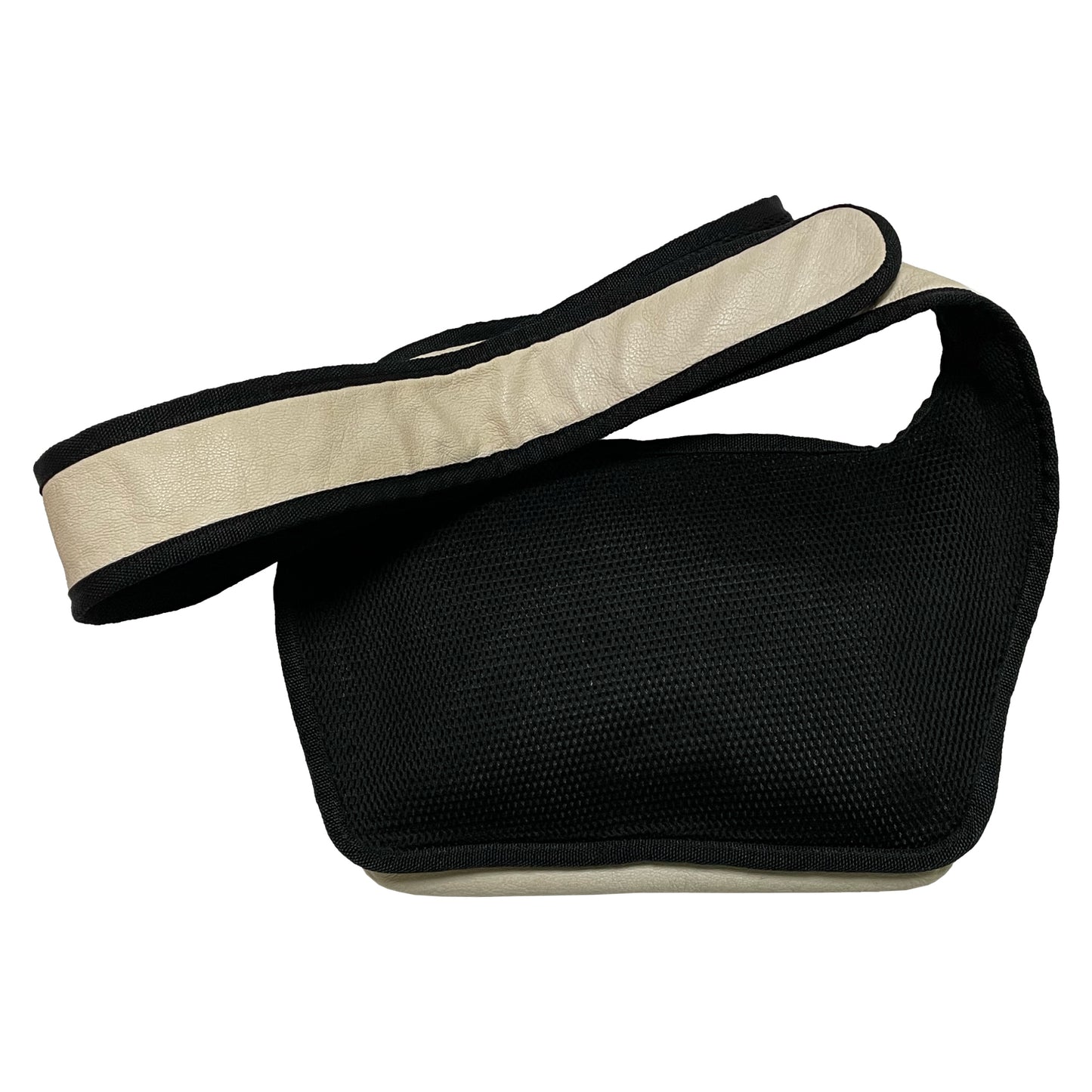 MIU MIU Fall Winter 1999 Leather Mesh Shoulder Bag