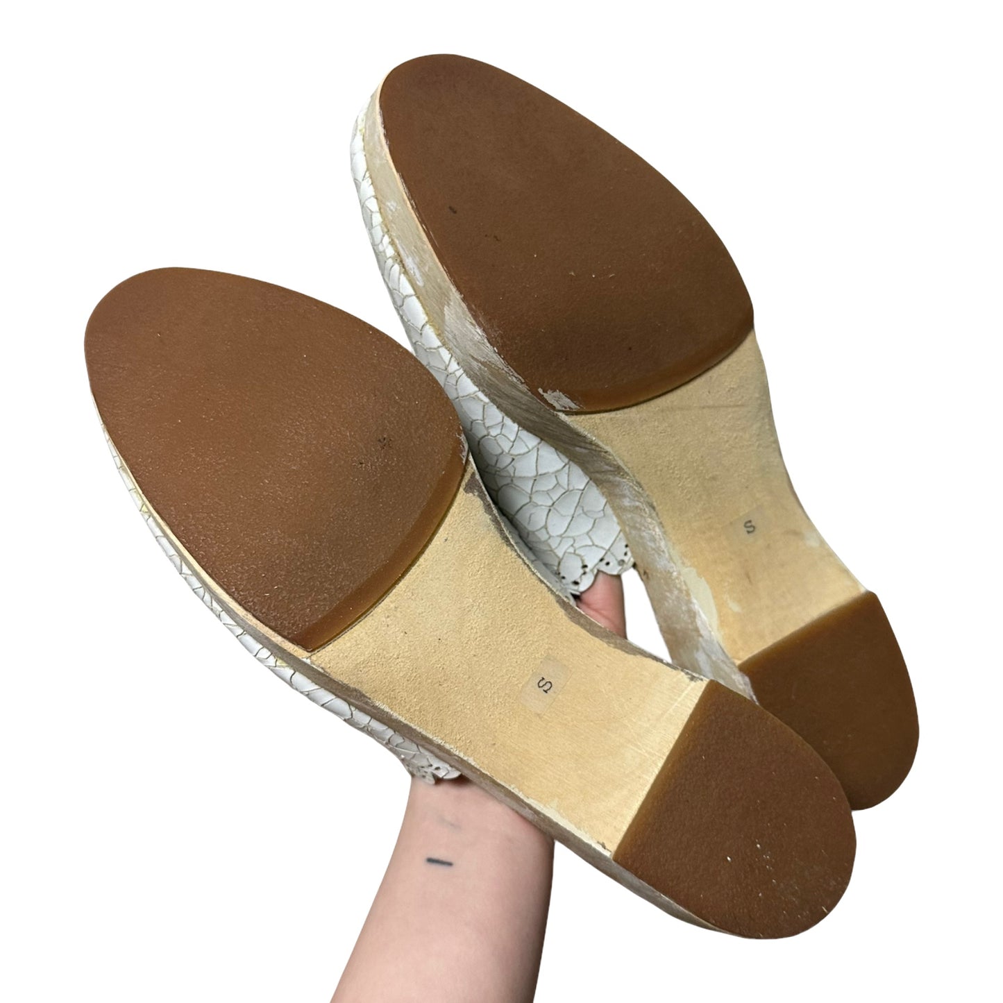 UNDERCOVER Spring Summer 2005 "But Beautiful Ⅱ" Wooden Sole Sandals