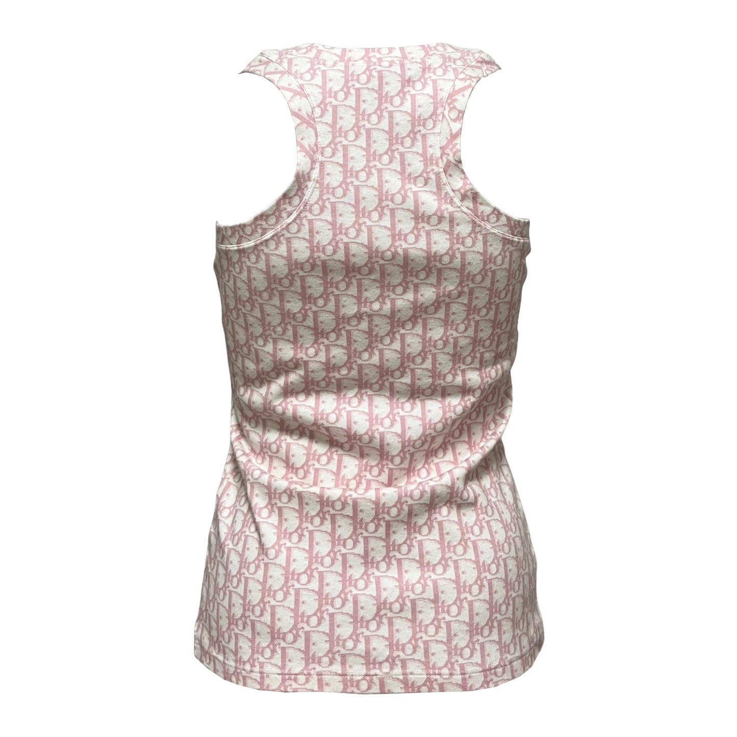 CHRISTIAN DIOR Trotter Print Swarovski No. 1 Tank Top
