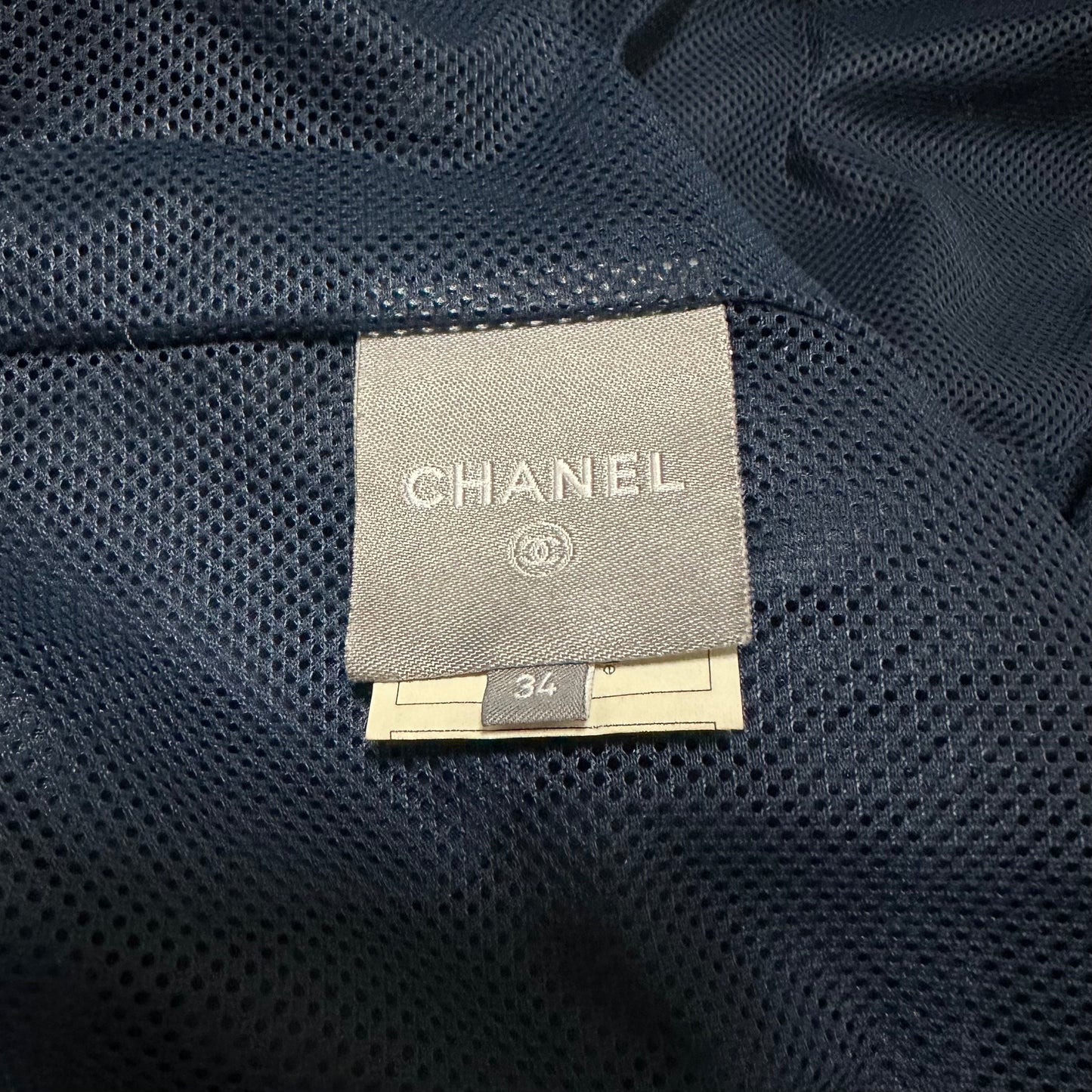 CHANEL Sport Resort 2008 Sequin Embellished Terry Cloth Jacket