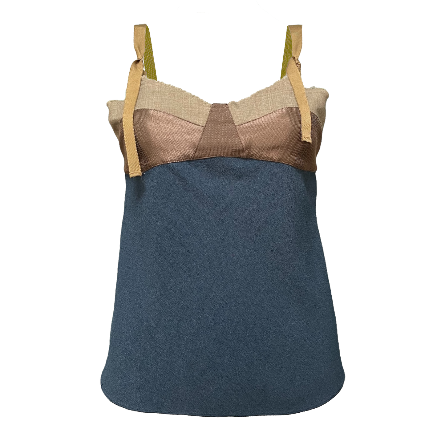 MARNI Fall Winter 2004 Color Block Textured Camisole Top