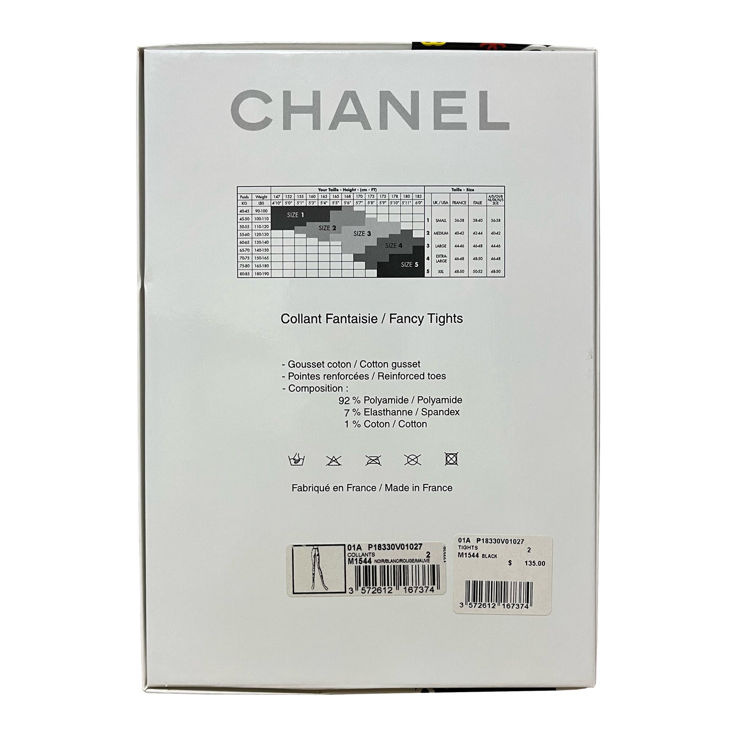CHANEL Fall Winter 2001 CC Logo Tights