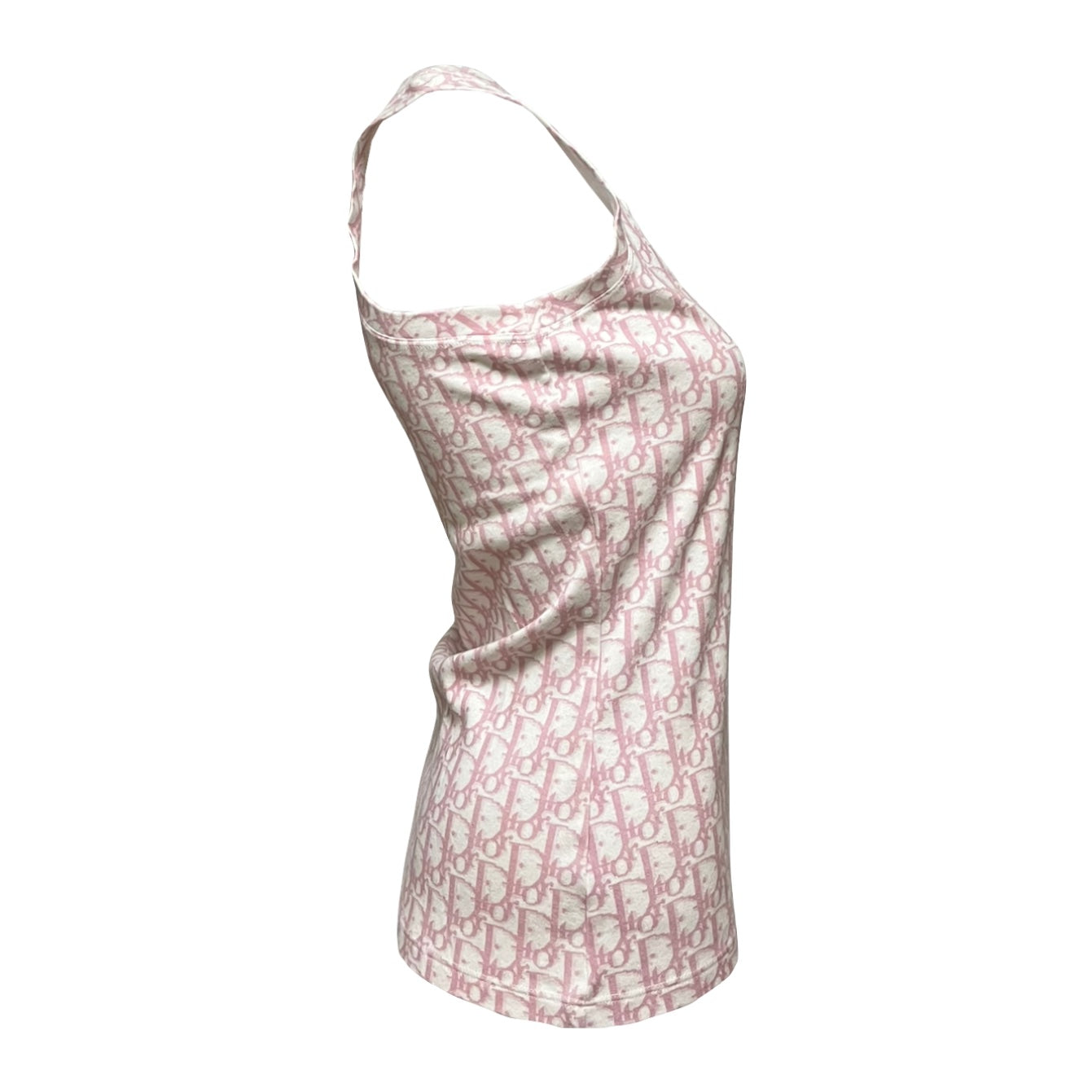 CHRISTIAN DIOR Trotter Print Swarovski No. 1 Tank Top