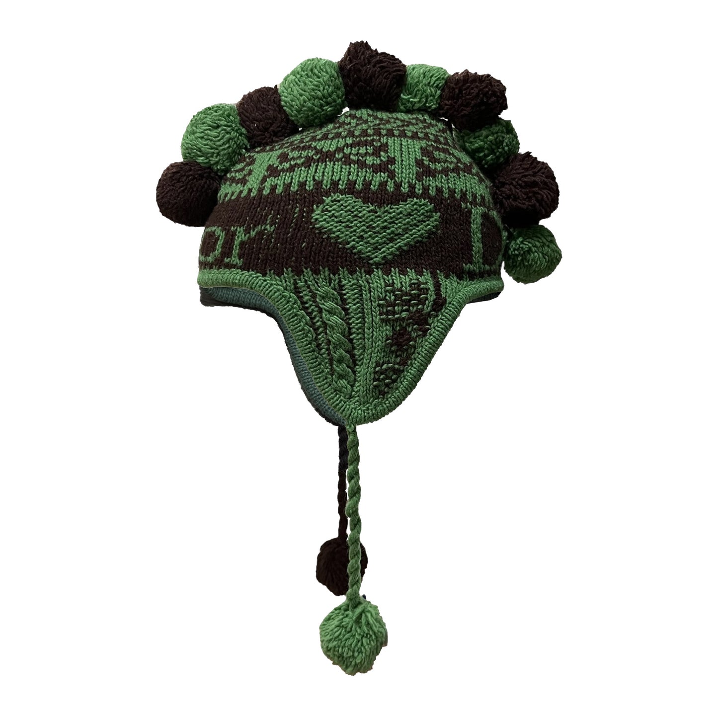 CHRISTIAN DIOR Fall Winter 2002 Knit Pom Pom Mohawk Hat