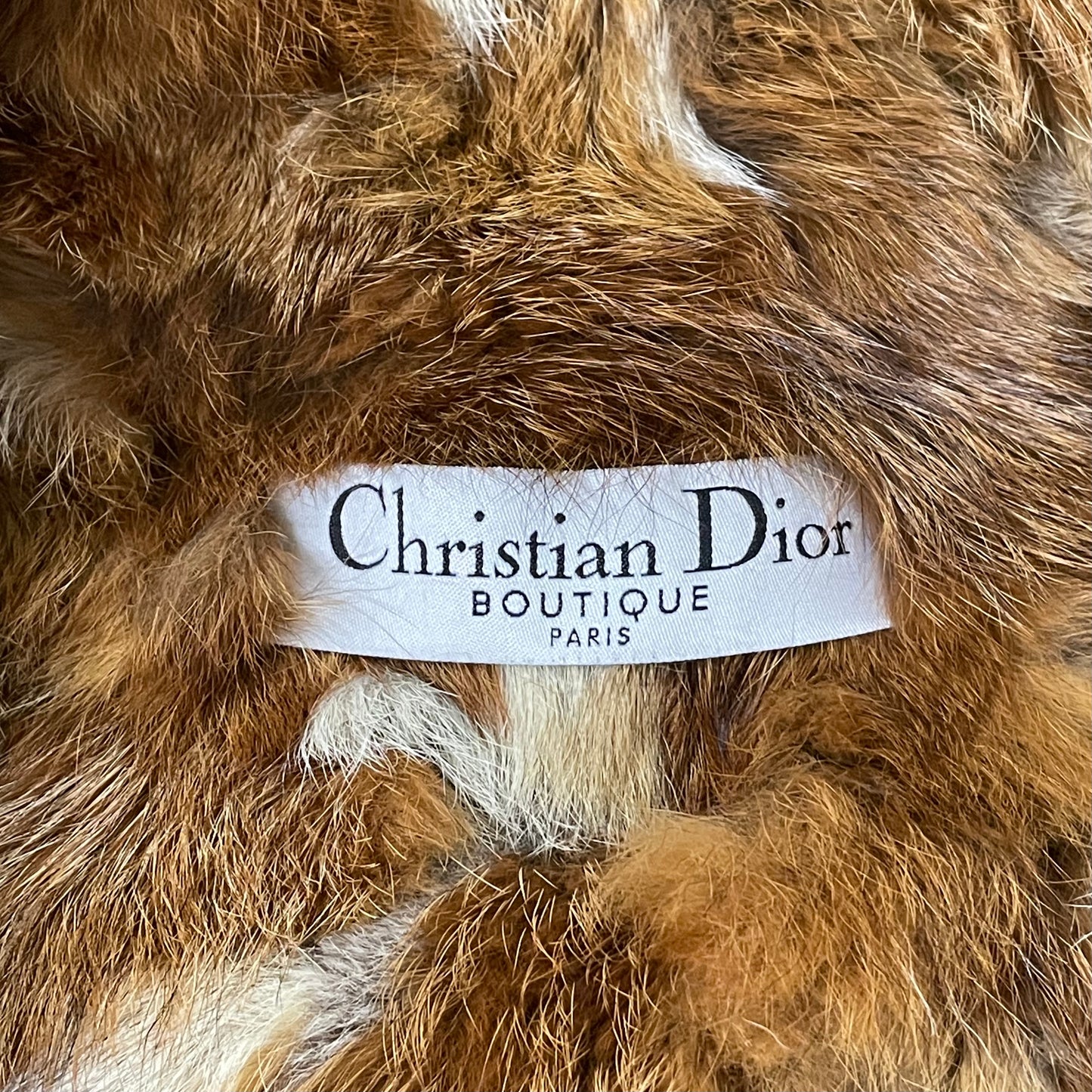 CHRISTIAN DIOR Fall Winter 2001 Fur Vest