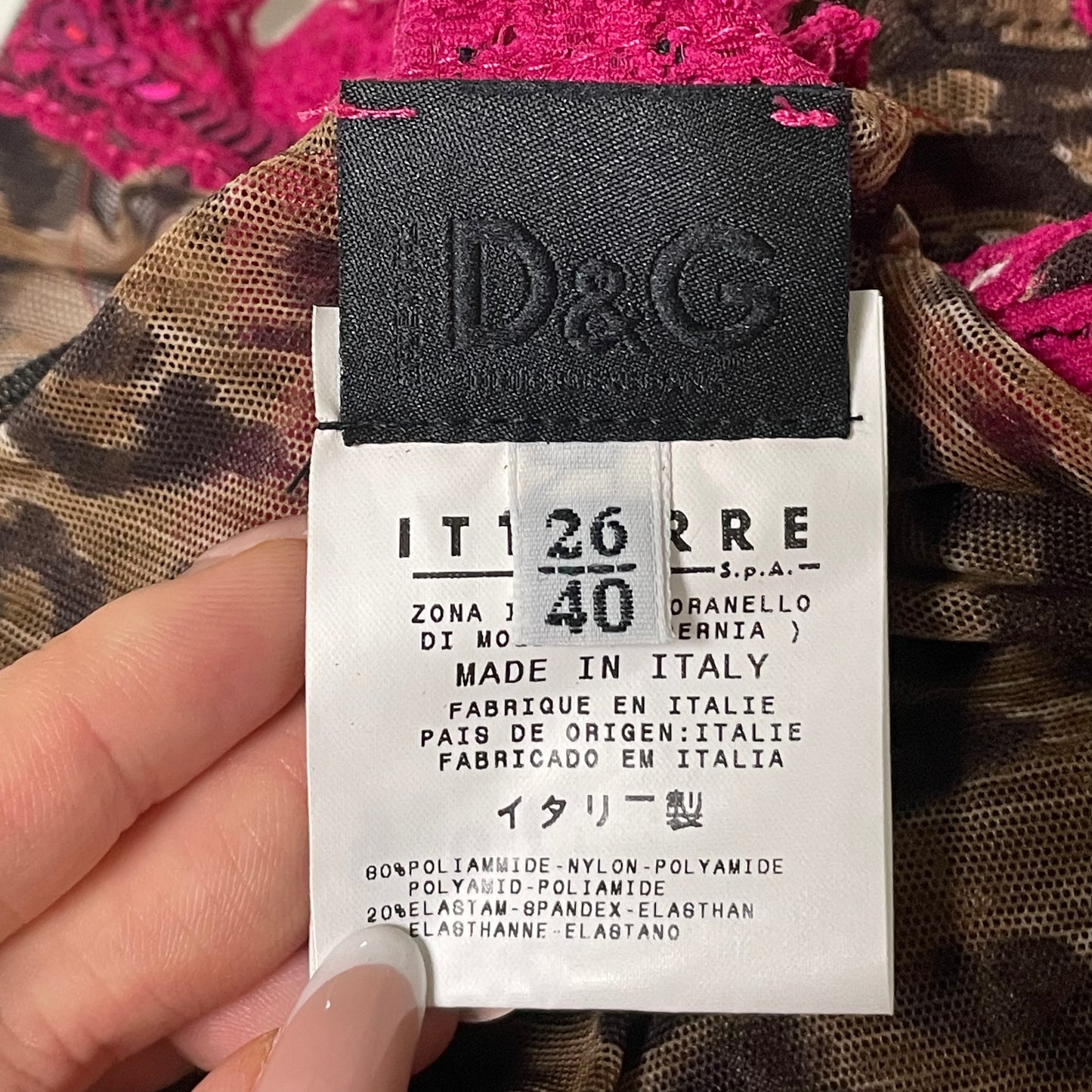 D&G Leopard Camisole