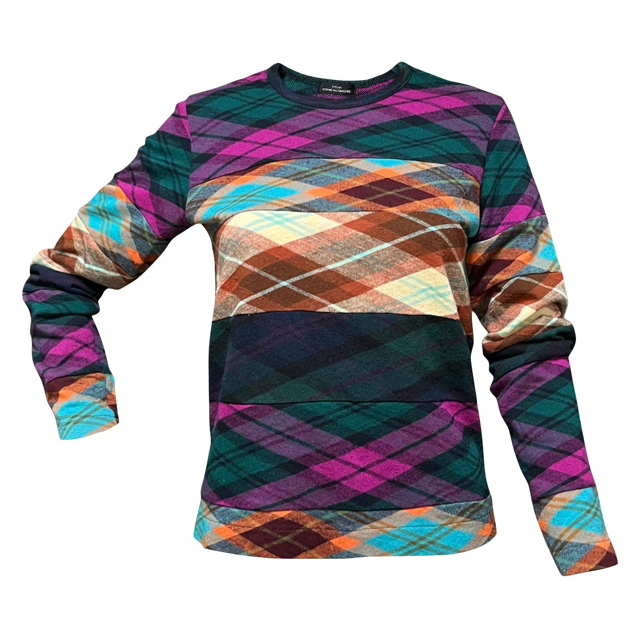 TRICOT COMME DES GARÇONS Checkered Knit Sweat Shirt