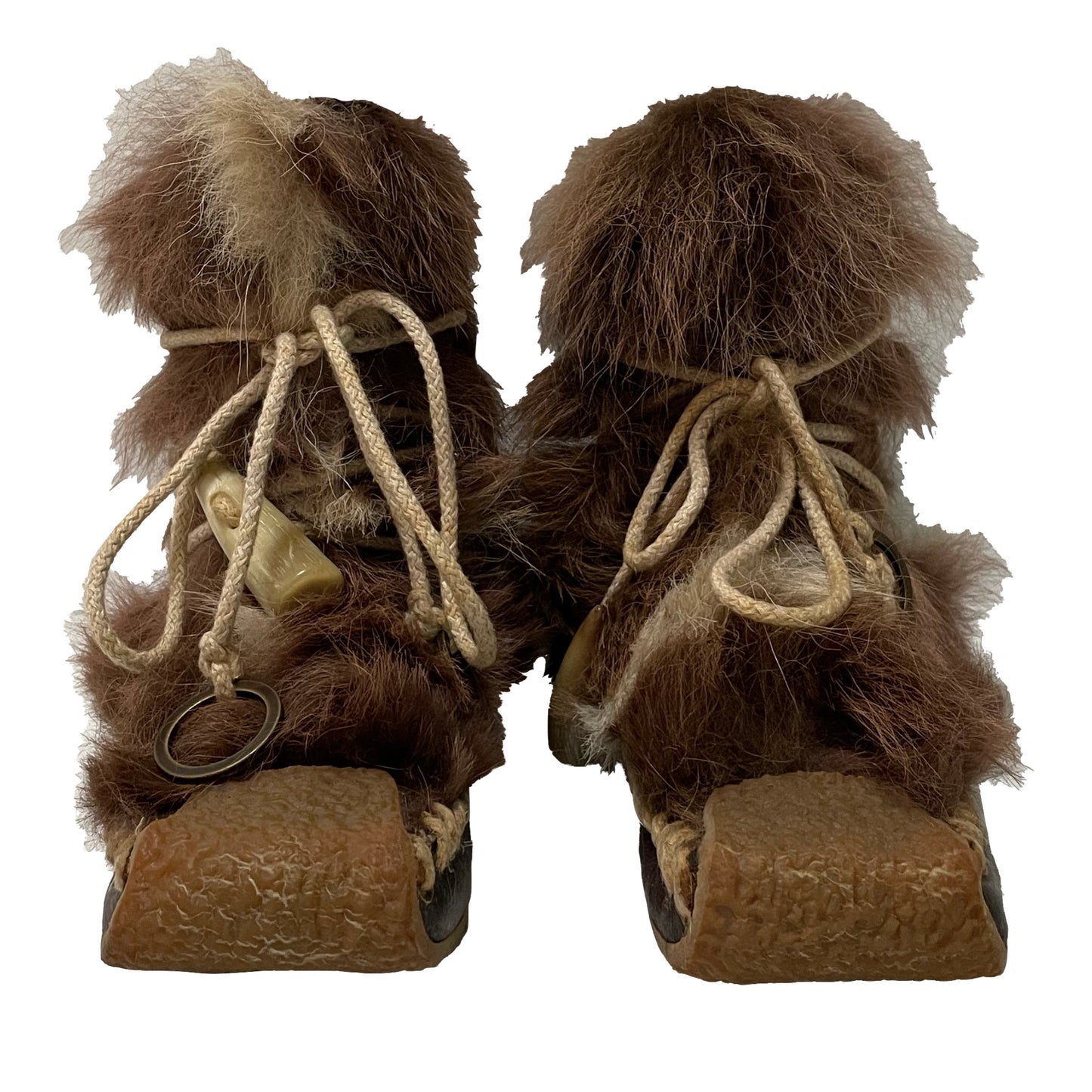 CHRISTIAN DIOR Fall Winter 2002 Fur Short Boots
