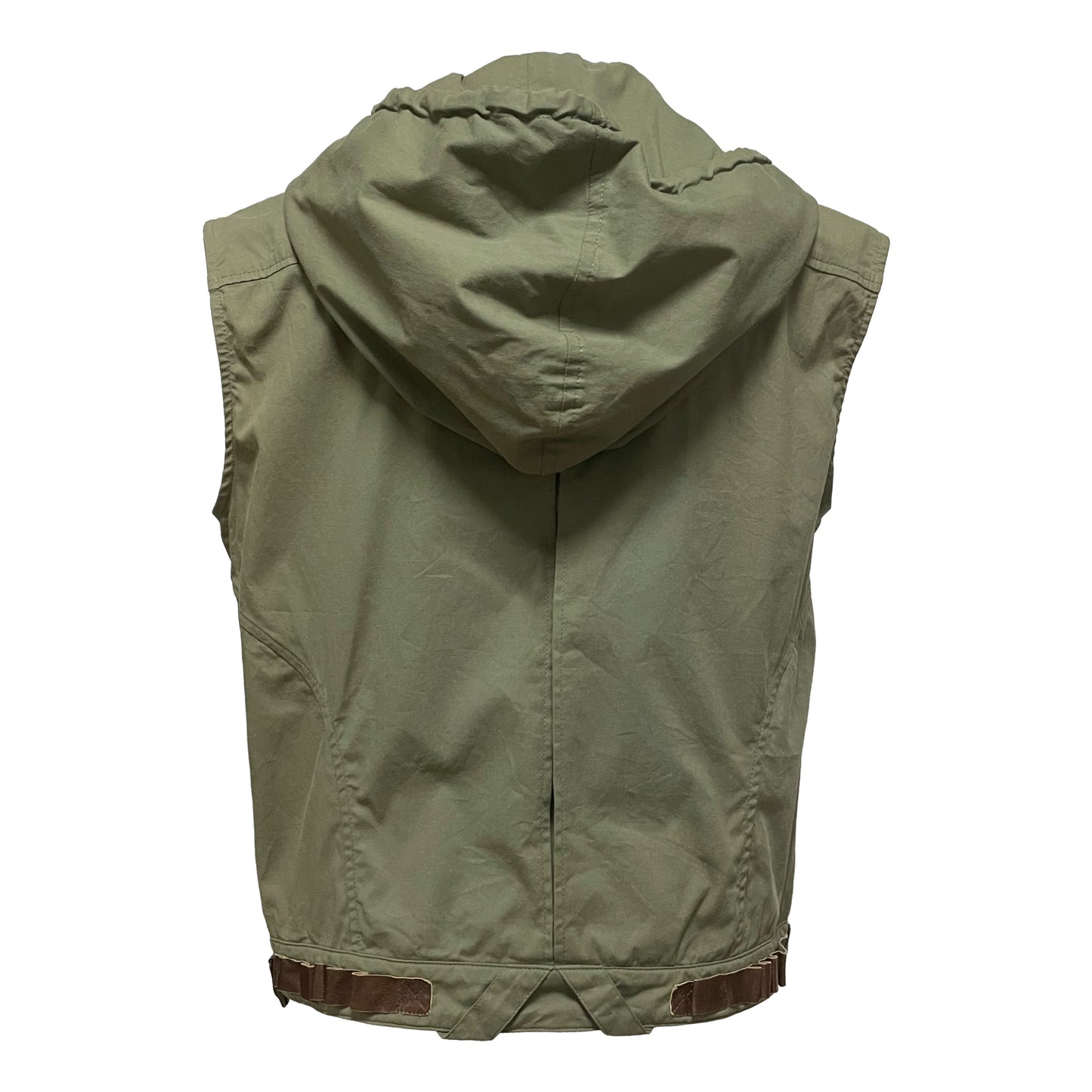 CHRISTIAN DIOR Spring Summer 2003 Leather Buckle Vest