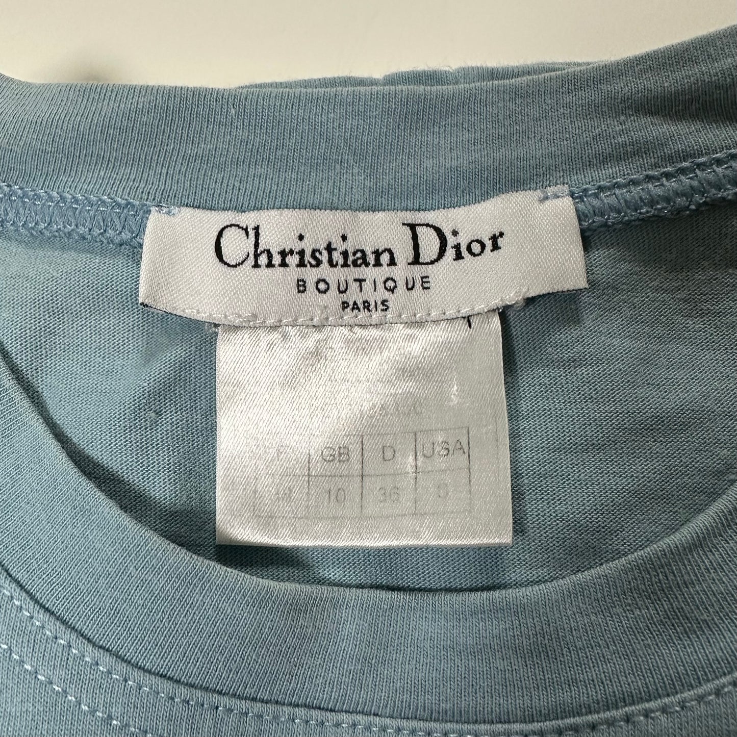CHRISTIAN DIOR Spring Summer 2002 "J'ADORE DIOR" Tank Top