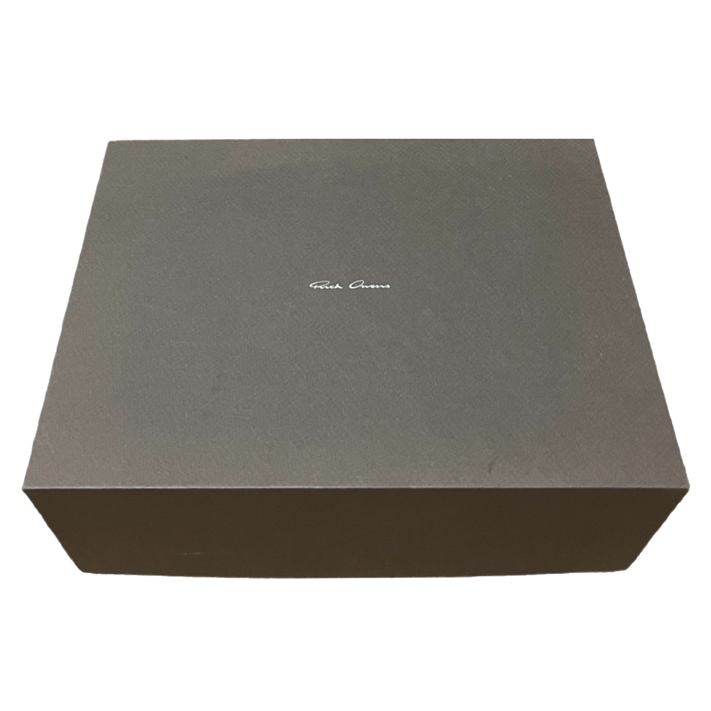 RICK OWENS Lace Up Low Top Leather Sneakers