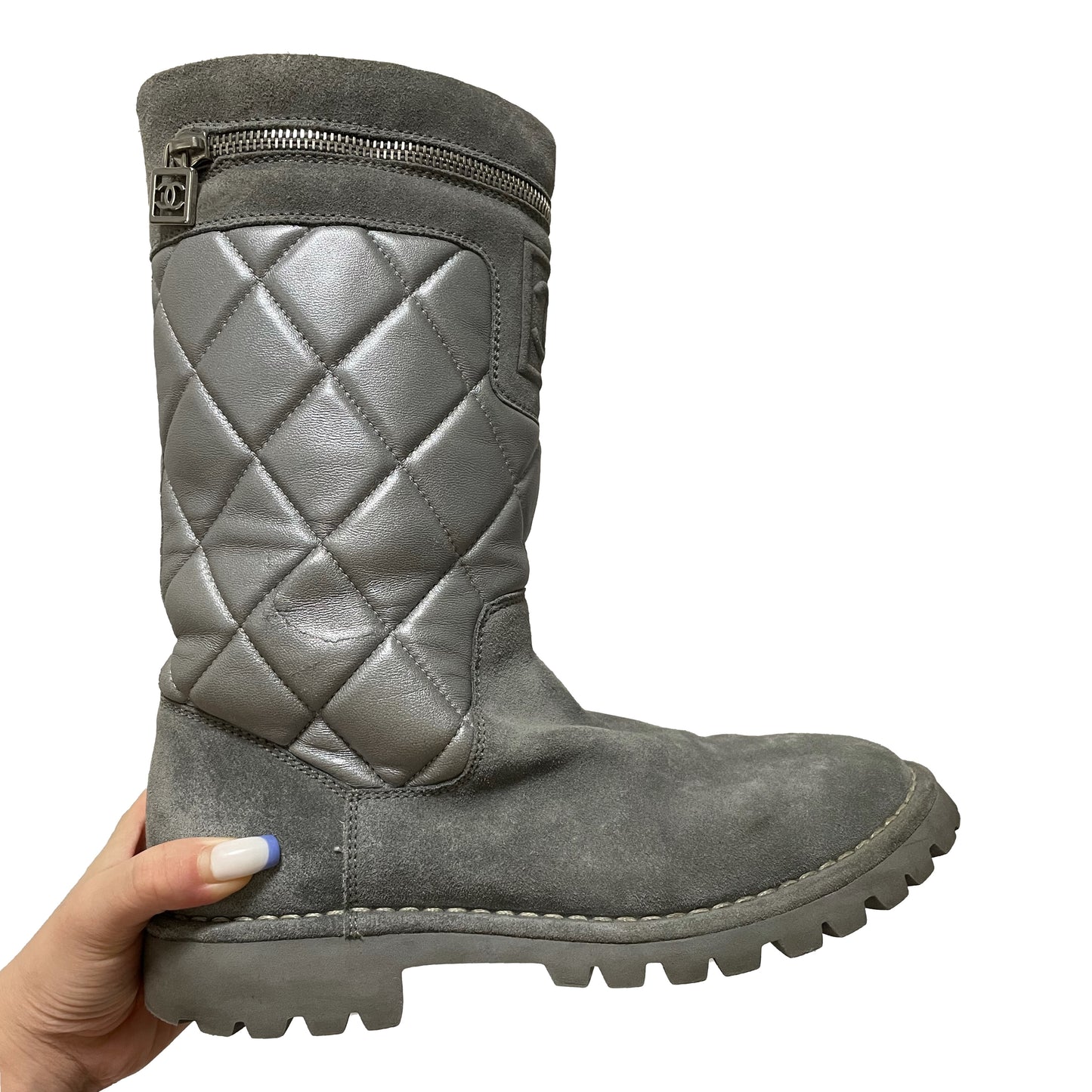 CHANEL Sport Fall Winter 2001 Engineer Boots