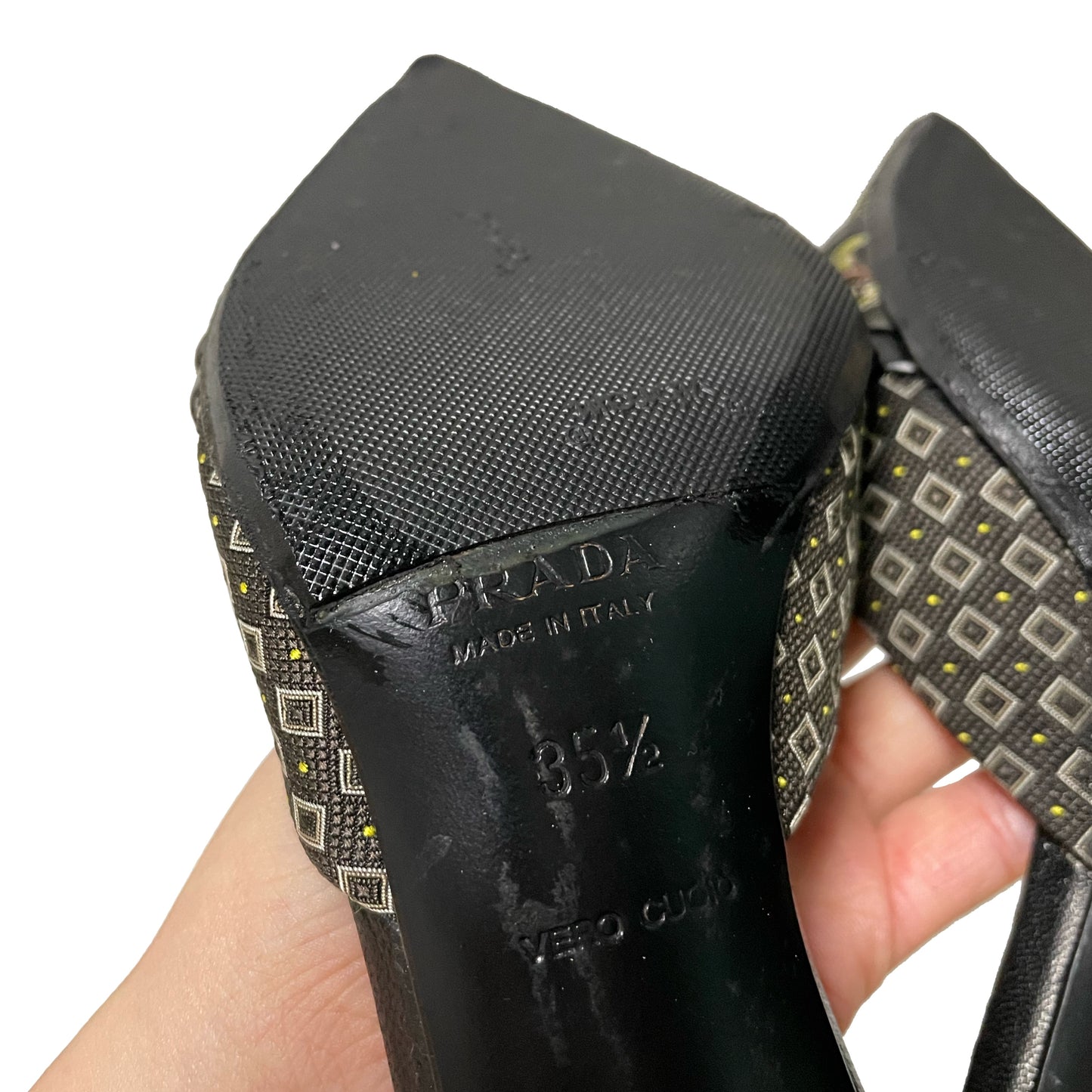 PRADA Flower Kimono Mules