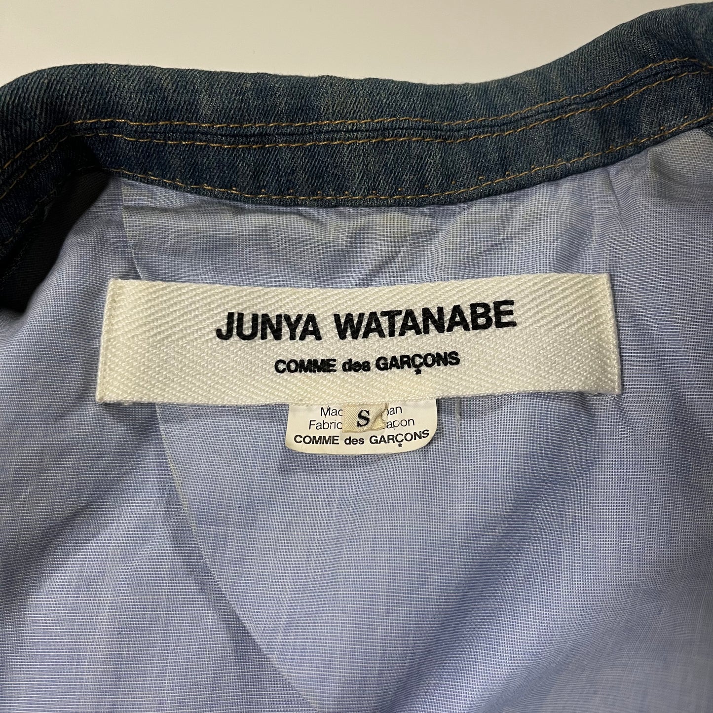 JUNYA WATANABE Spring Summer 2009 African Print Denim Jacket