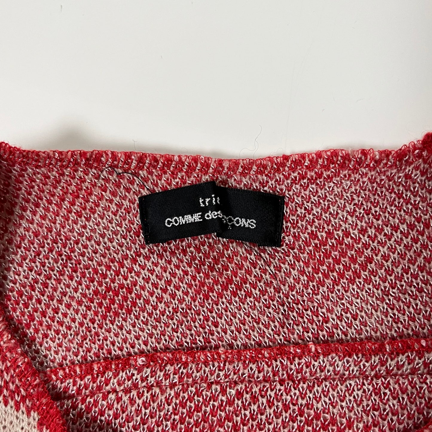 TRICOT COMME DES GARÇONS Checkered Knit Sweater