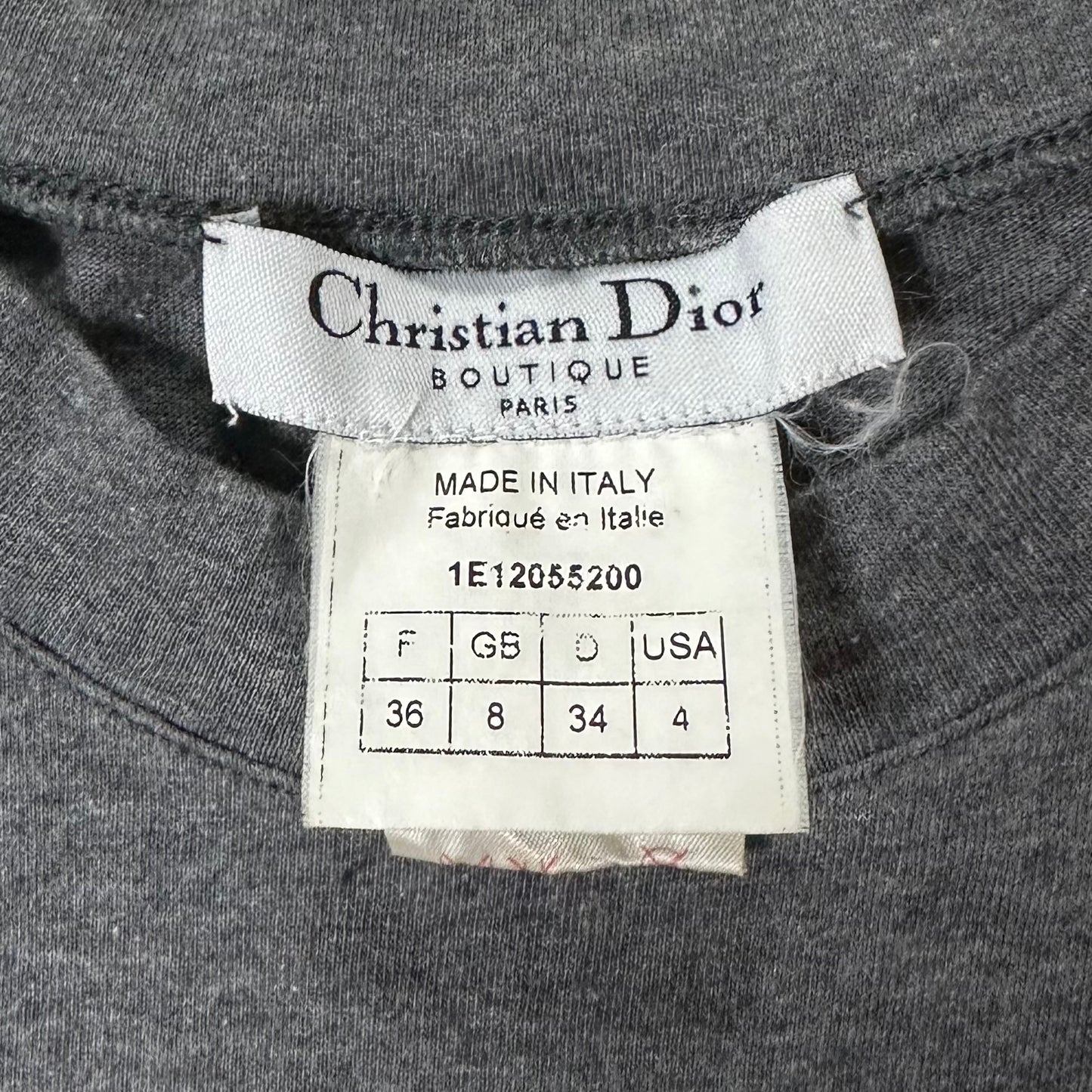 CHRISTIAN DIOR Spring Summer 2001 Zipper Tank Top