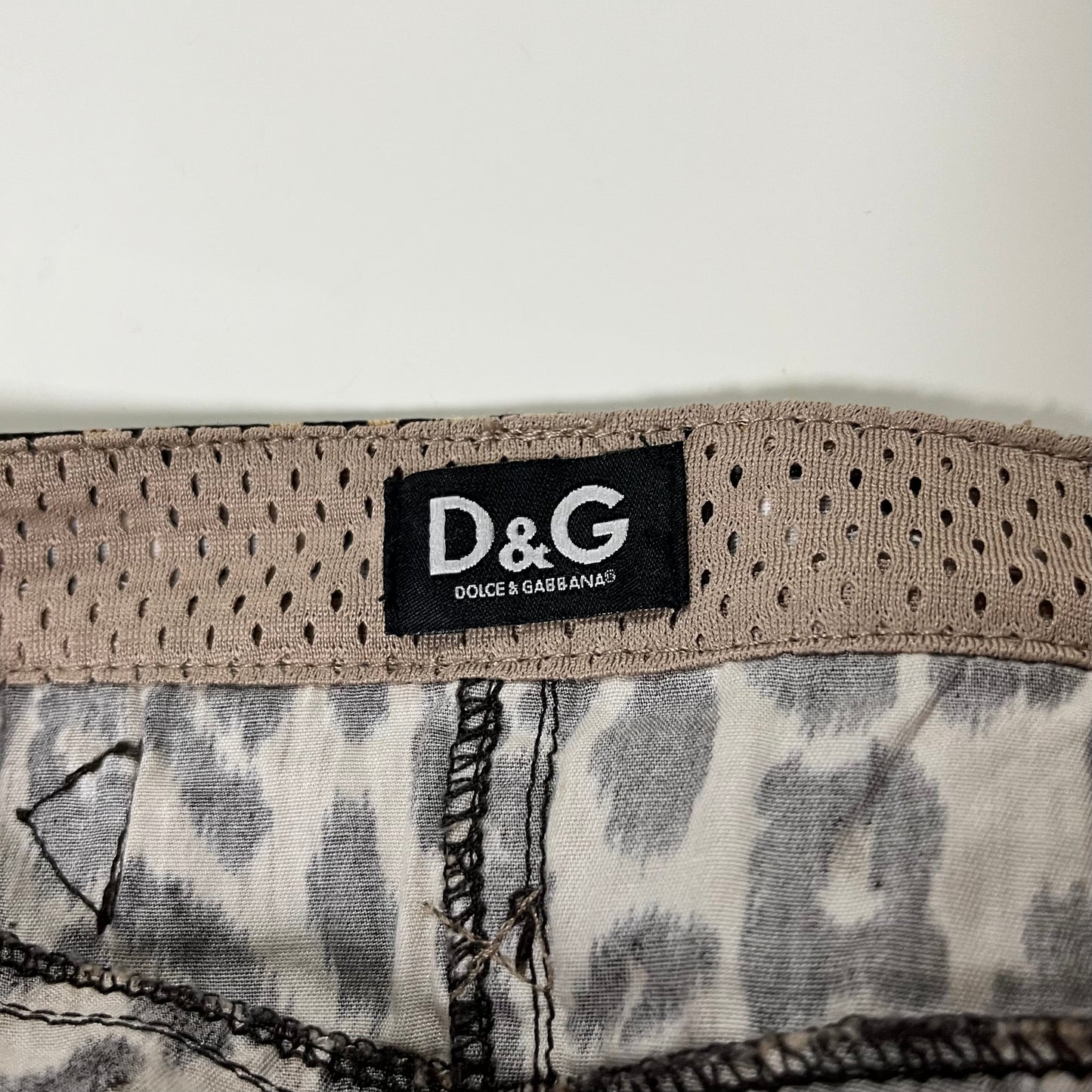 D&G Leopard Print Mini Skirt
