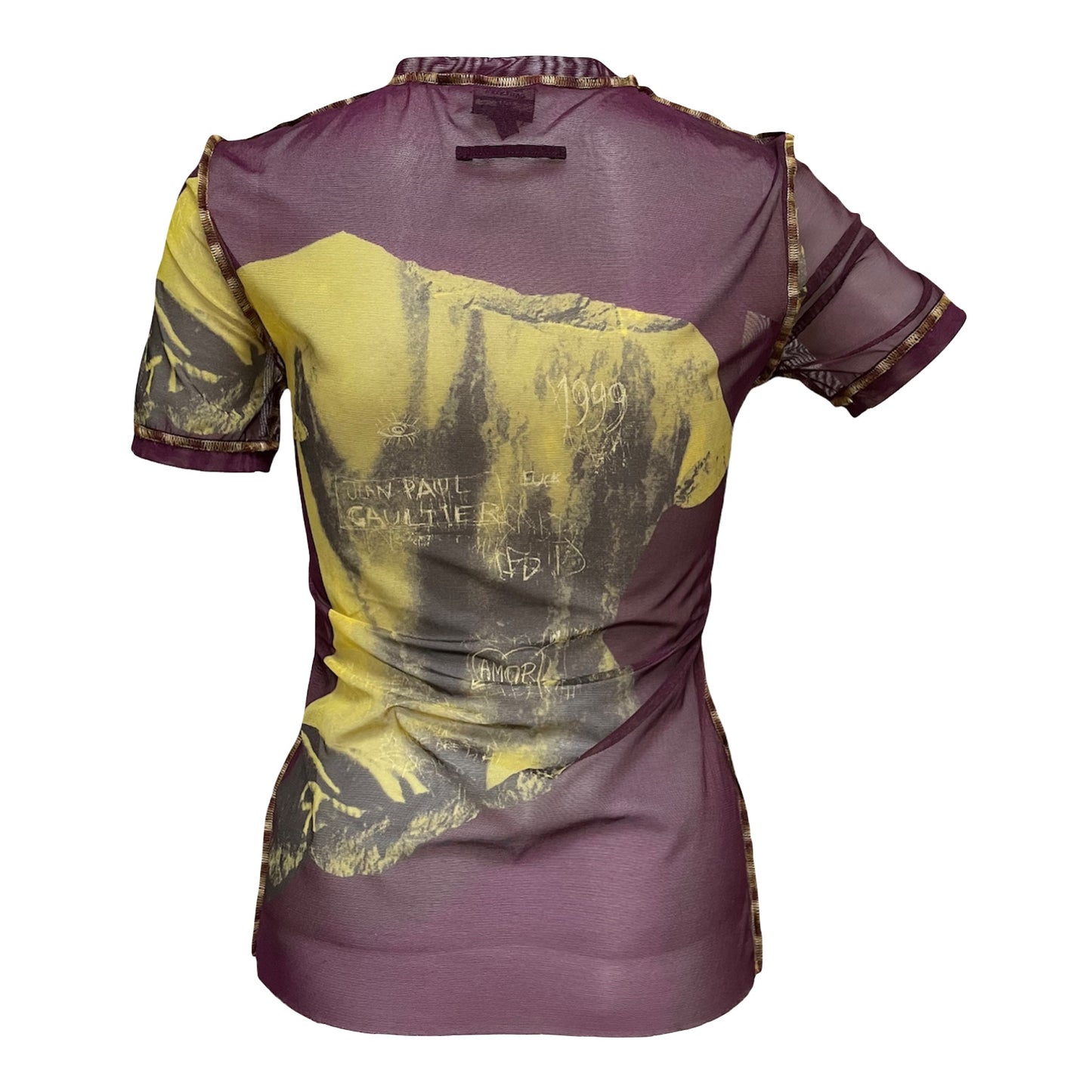 JEAN PAUL GAULTIER Spring Summer 1999 Venus De Milo Mesh T-Shirt