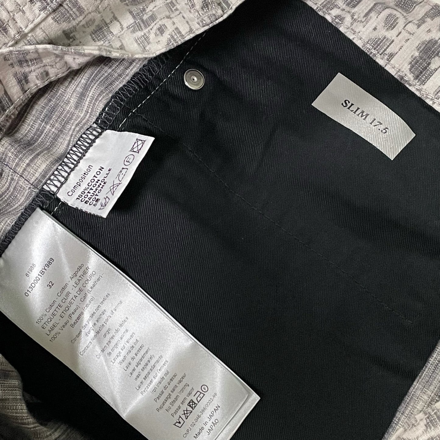 DIOR HOMME Trotter Straight Leg Pants